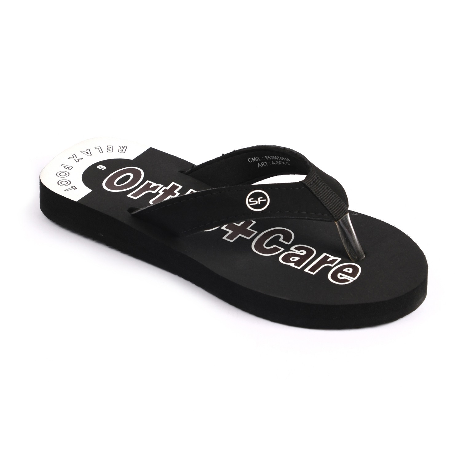 Solflex Women Black Flip Flops