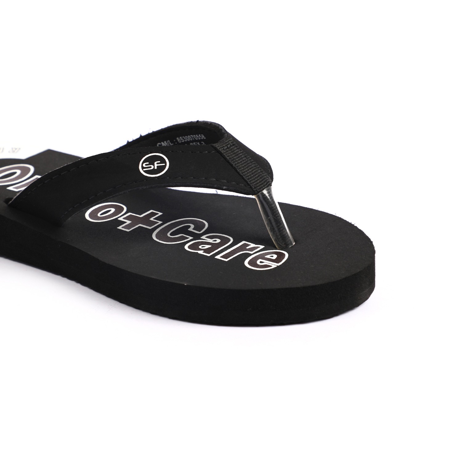 Solflex Women Black Flip Flops