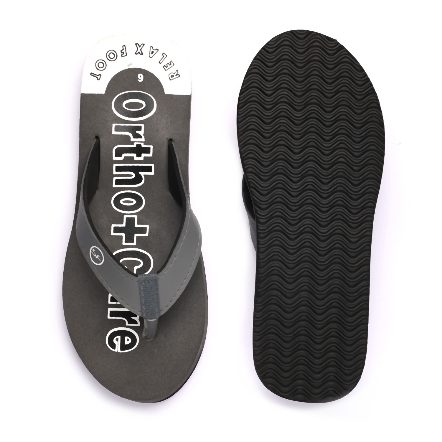 Solflex Women Grey Flip Flops