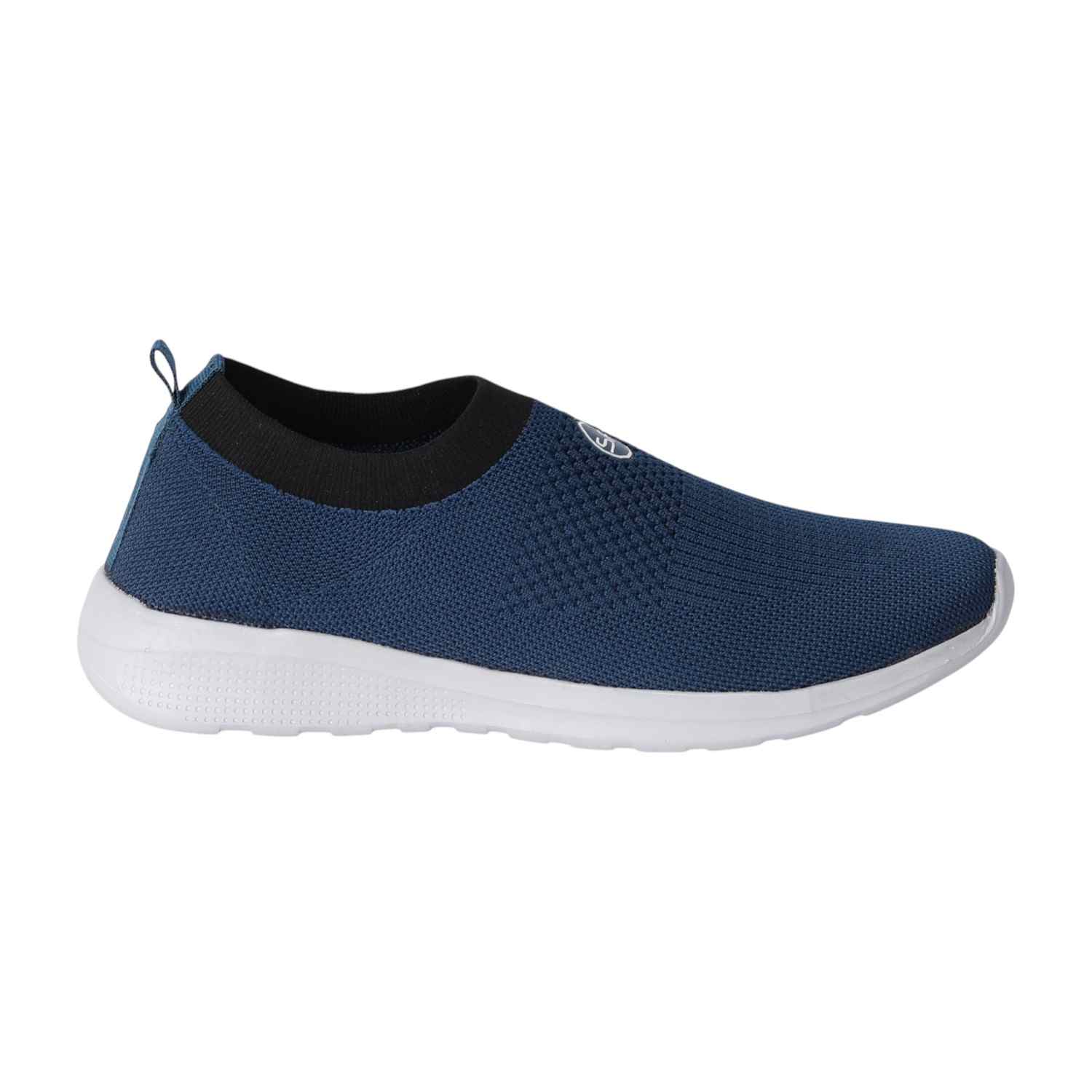 Men Navy black Slip-On Walking Shoes