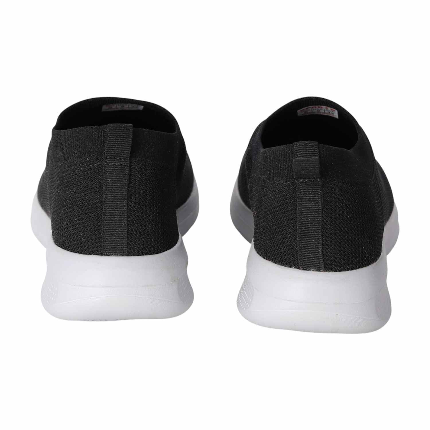 Men' Black Slip-On Walking Shoes