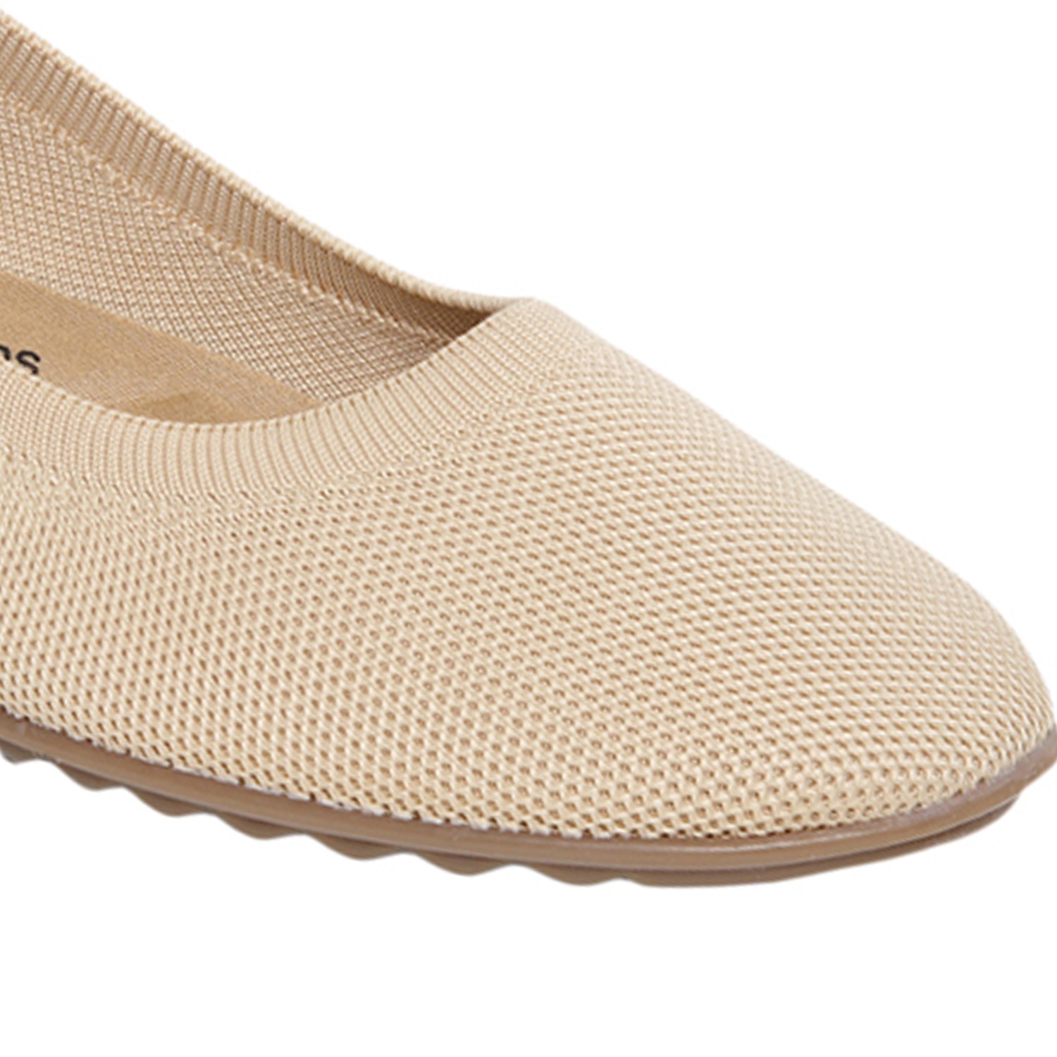 Monrow Eliza Beige Flat