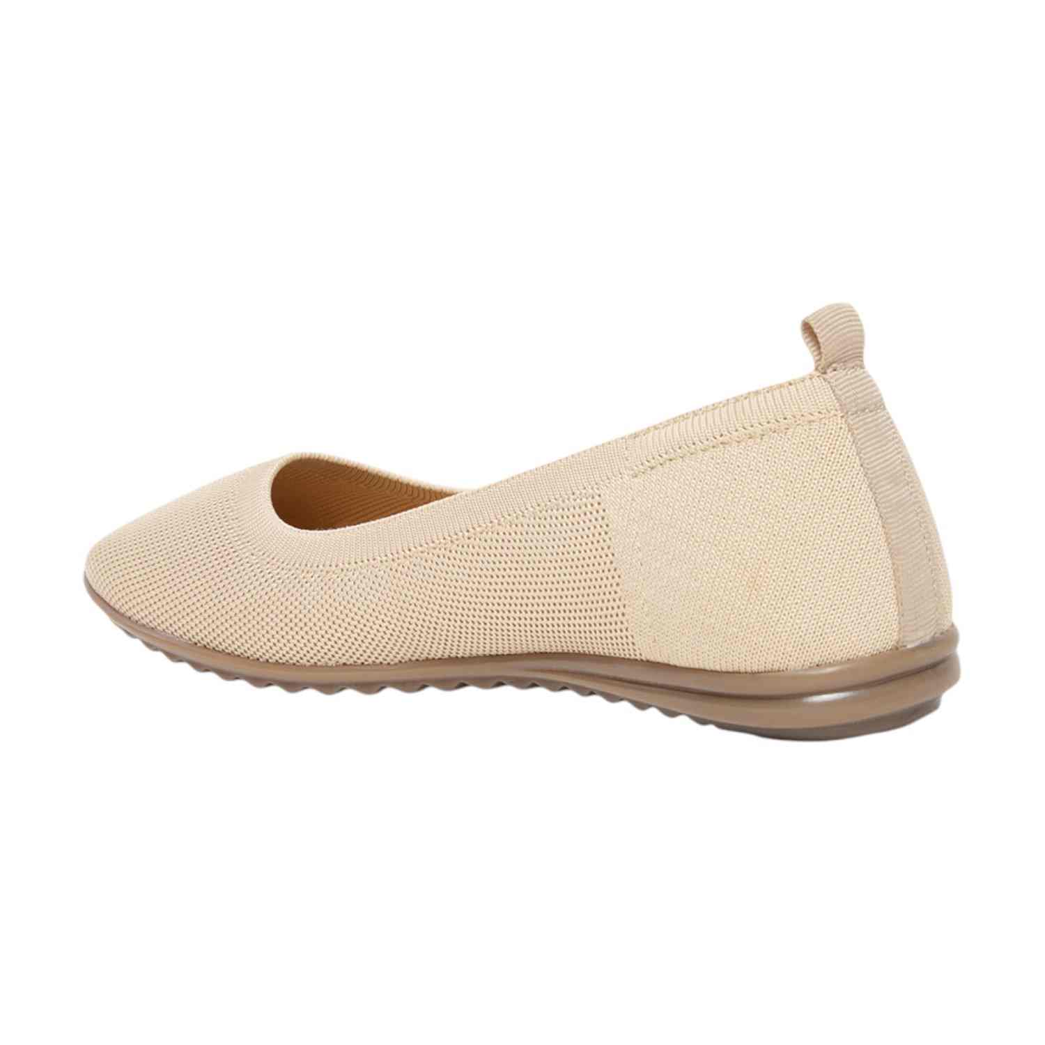 Monrow Eliza Beige Flat