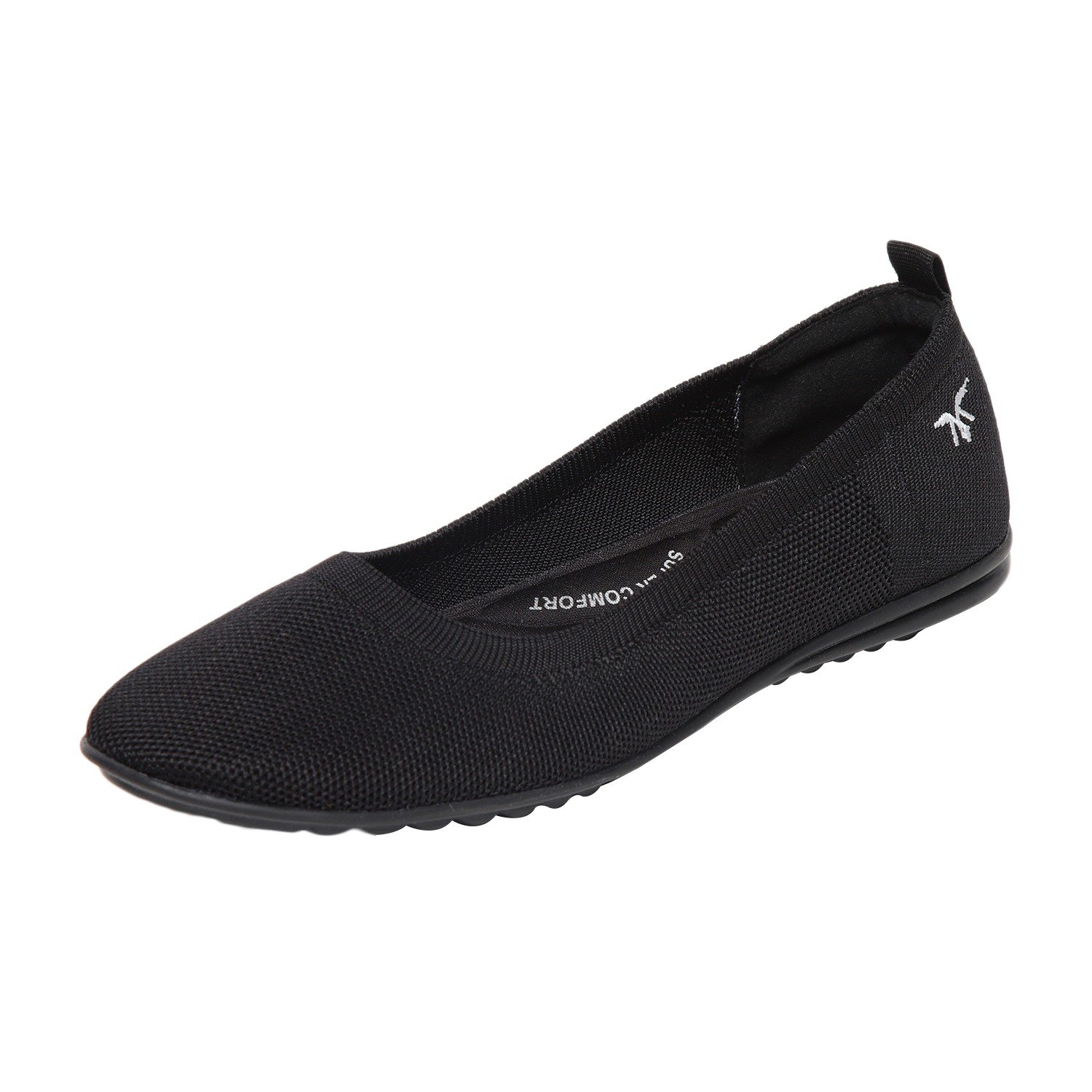 Monrow Eliza Black Flat