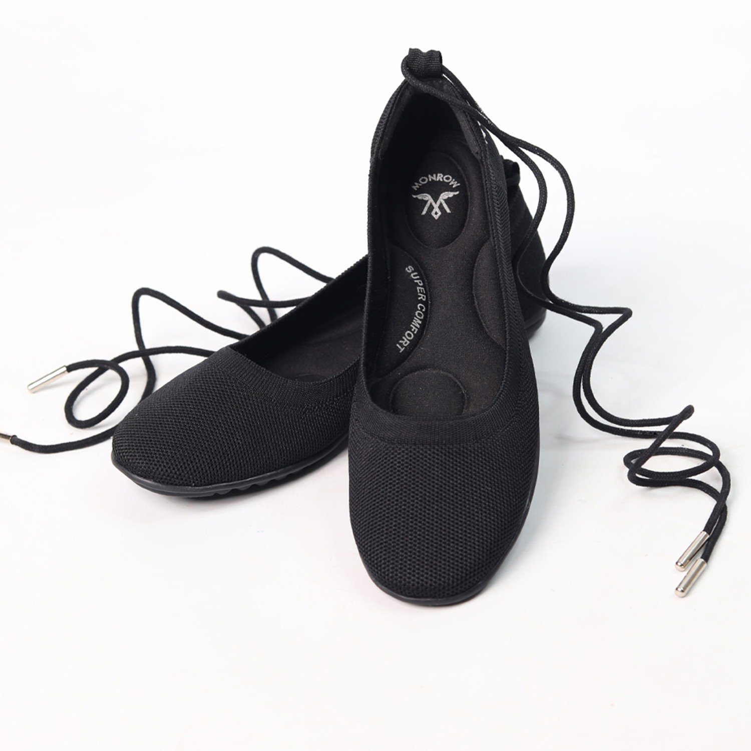 Monrow Eliza Black Flat
