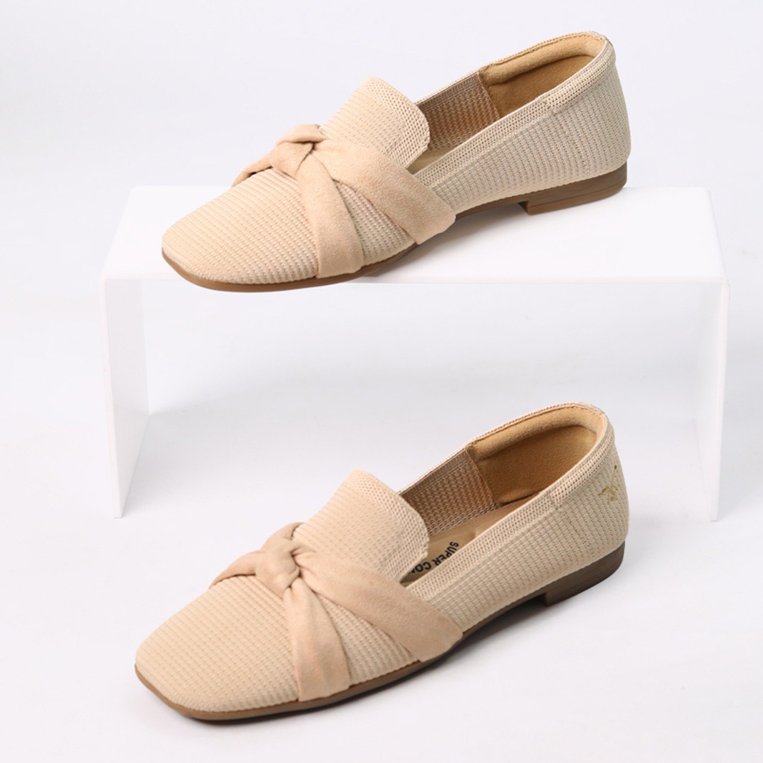 Monrow Fiona Beige Flat