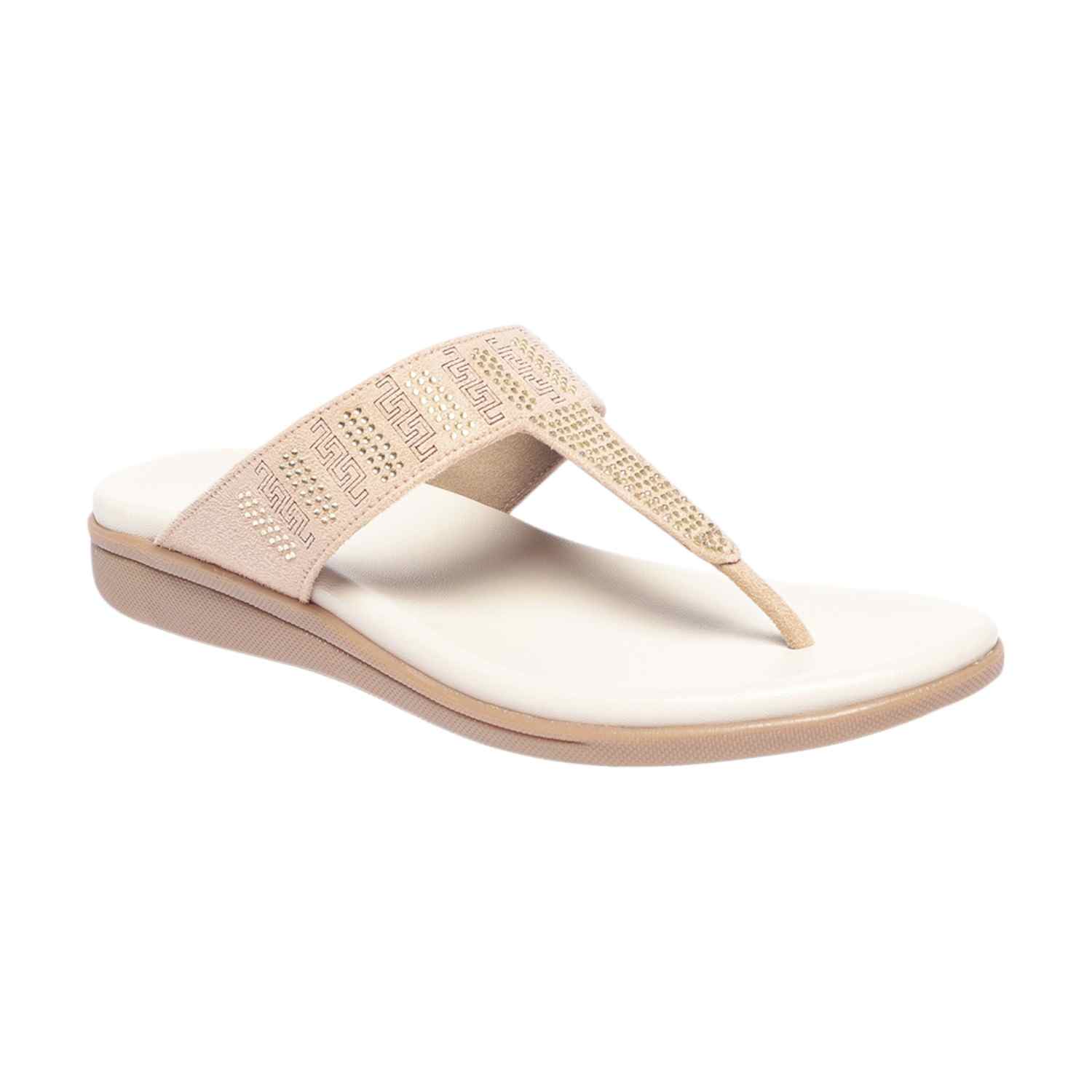Monrow Lily Cream Flat