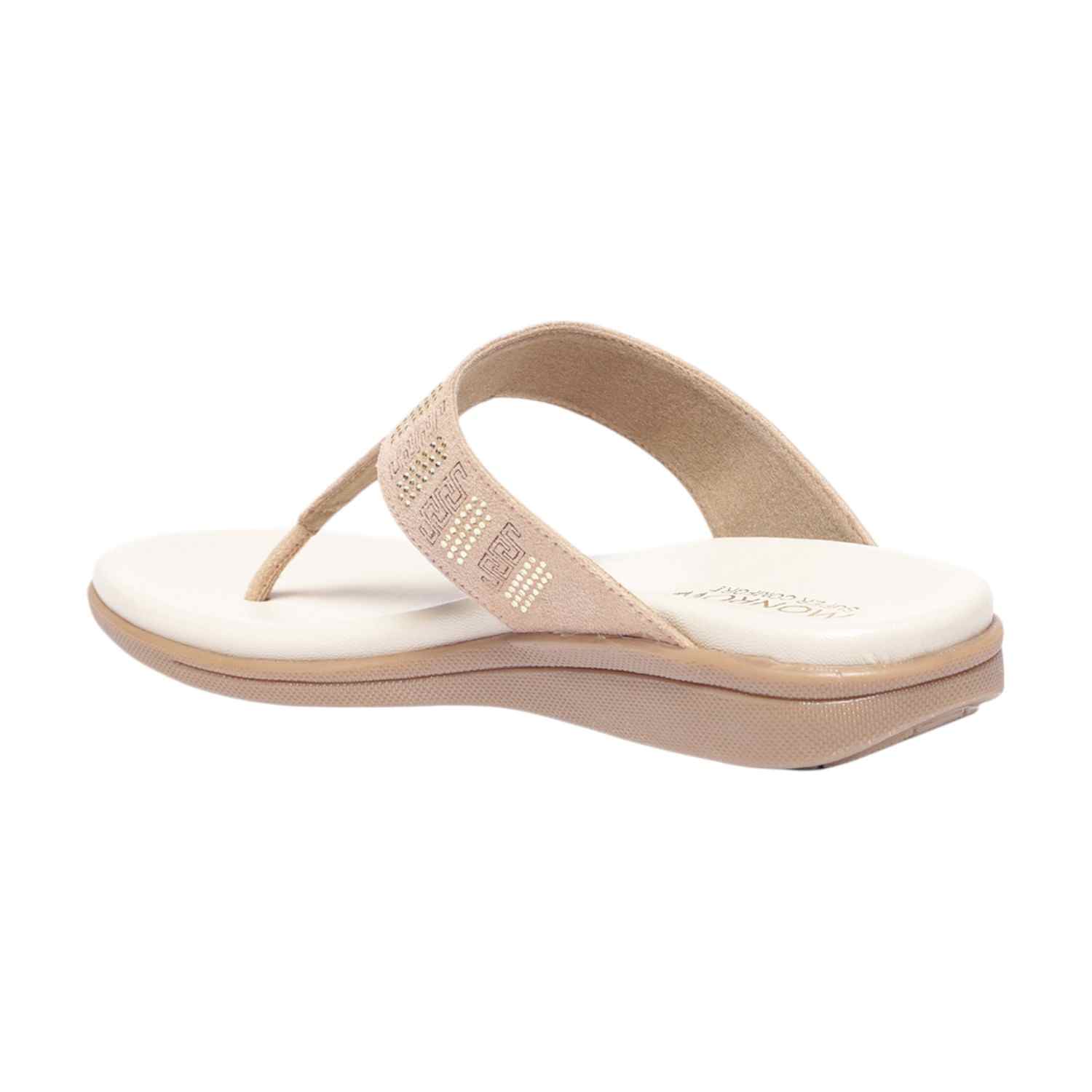 Monrow Lily Cream Flat