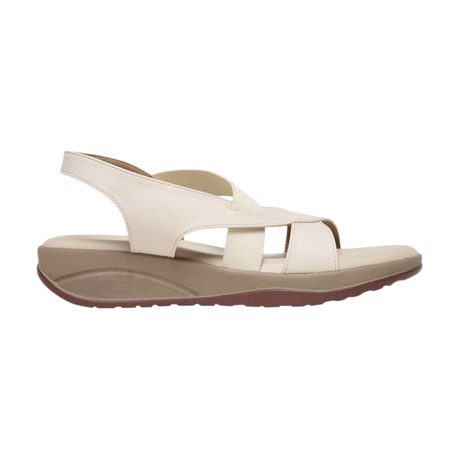 Monrow Ivey Cream Wedge Heels