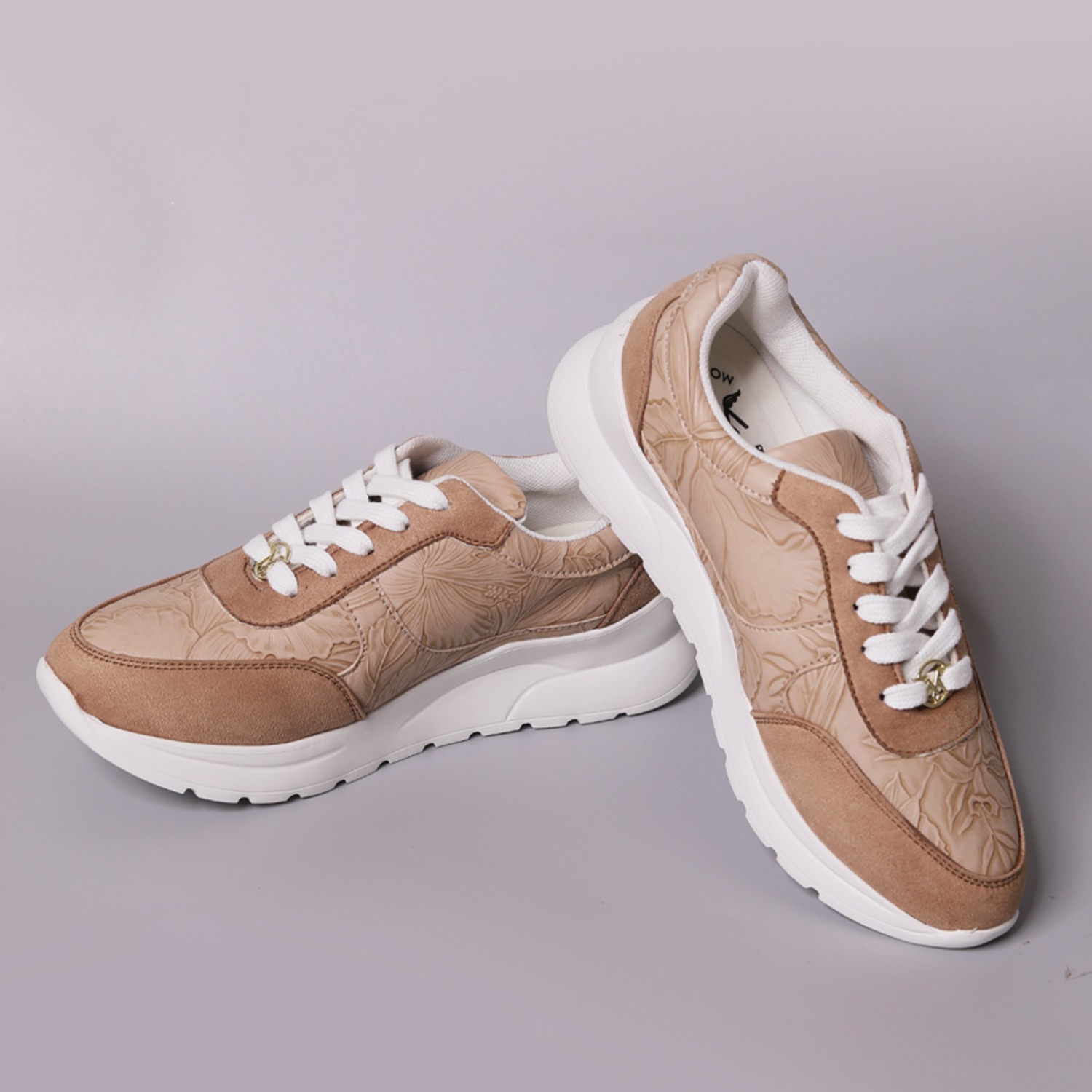Monrow Pansy Brown Sneakers