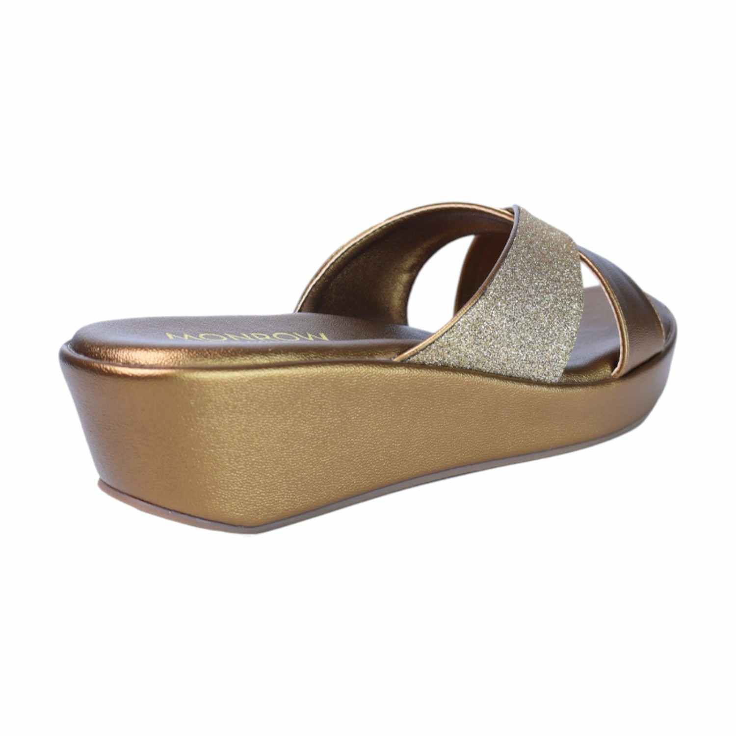 Monrow Elain Bronze Wedge Heels