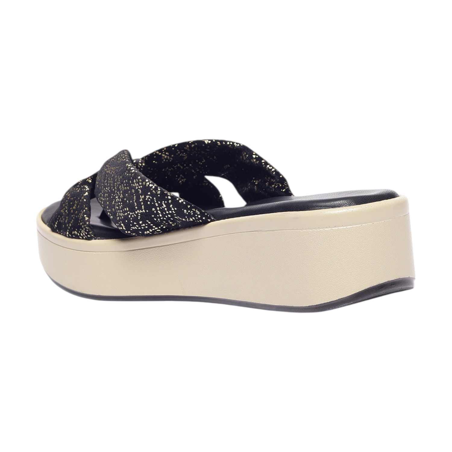 Monrow | Monrow Nellie Black Flatform Heels|2