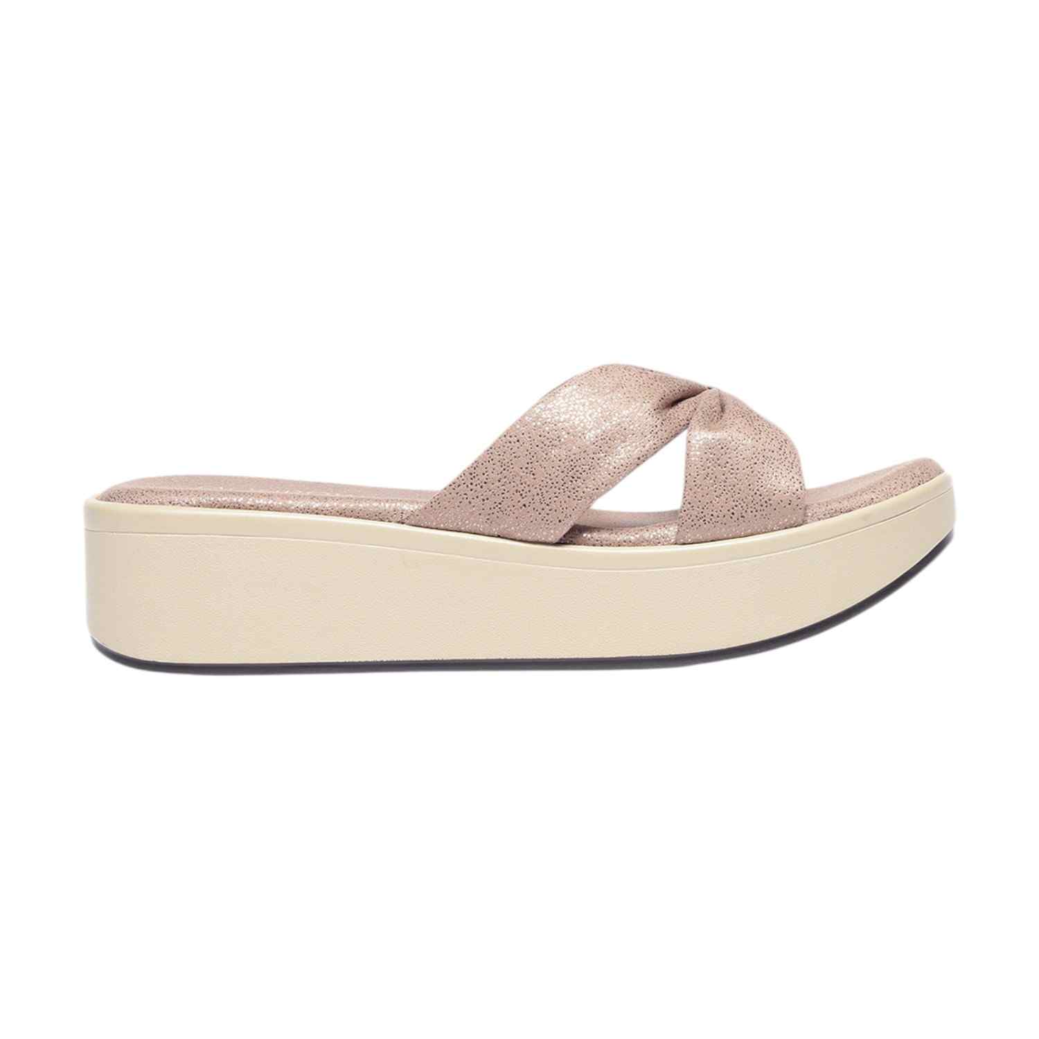 Monrow Nellie Beige Flatform Heels