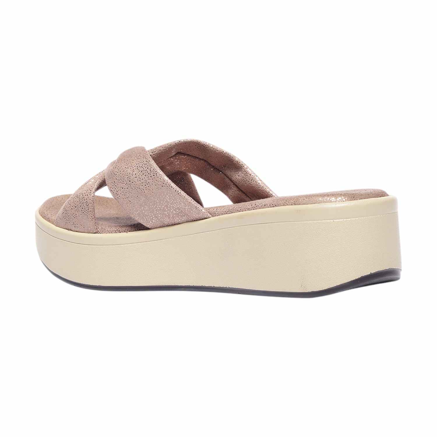 Monrow Nellie Beige Flatform Heels