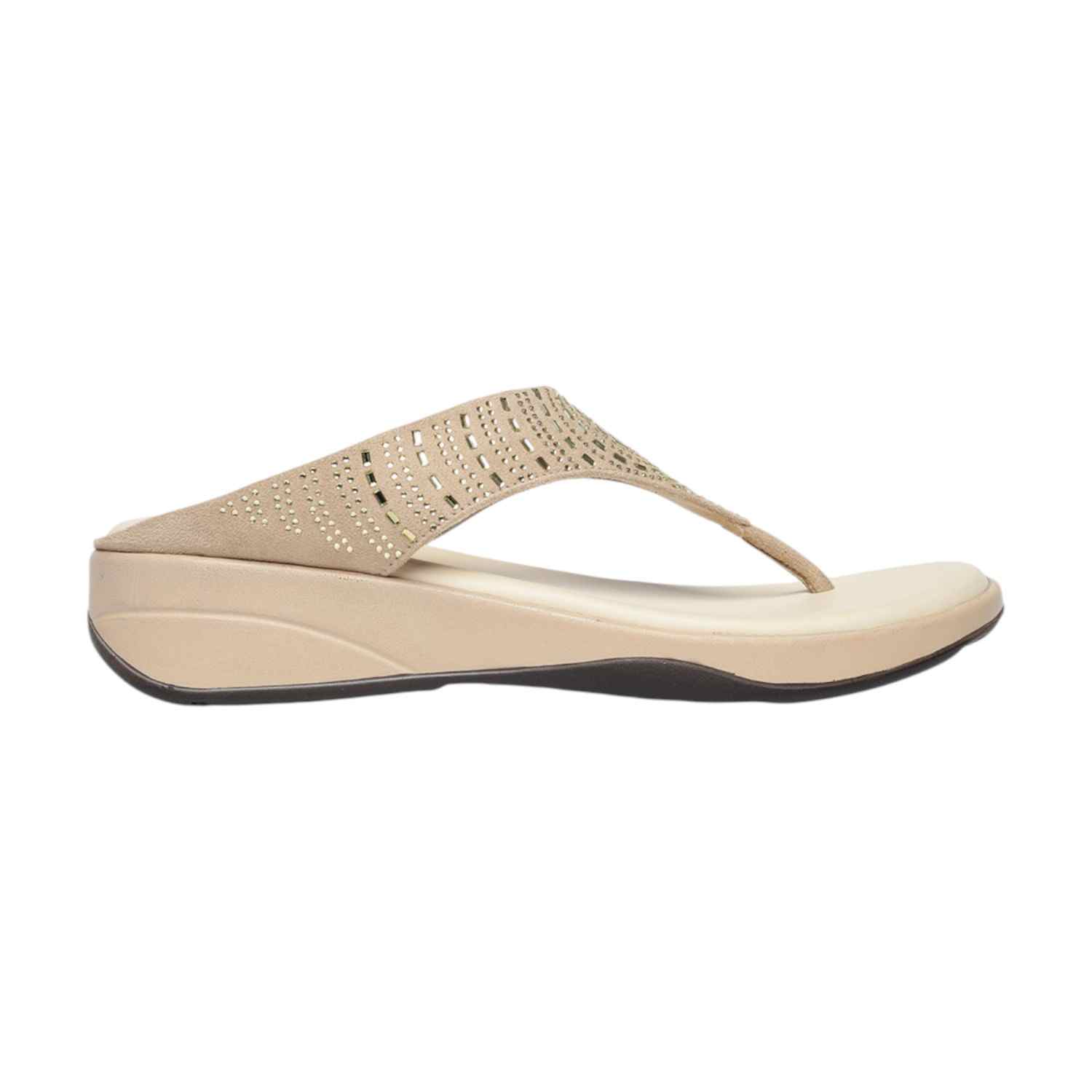 Monrow Aleana Cream Wedge Heels