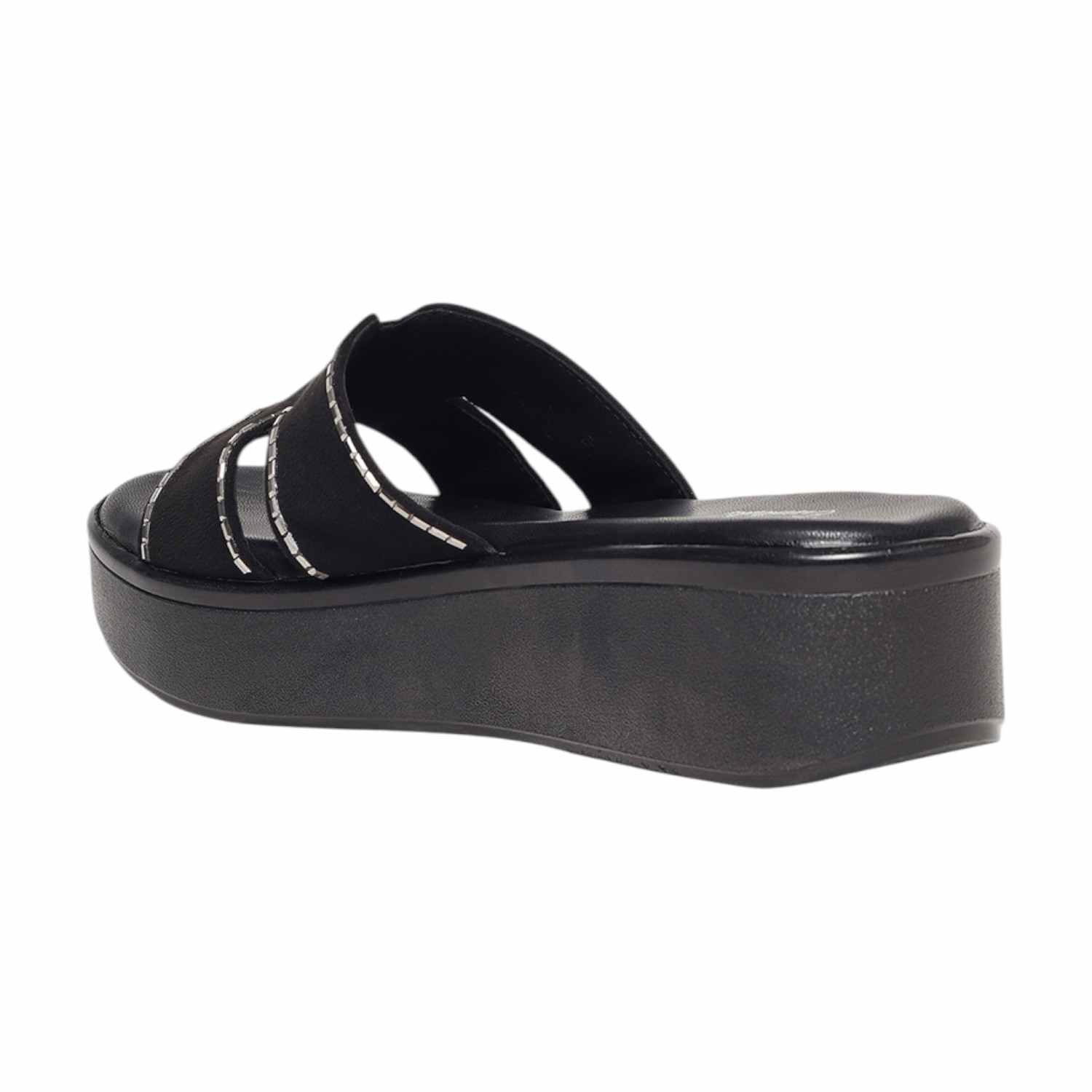 Monrow Alice Black Flatform Heels