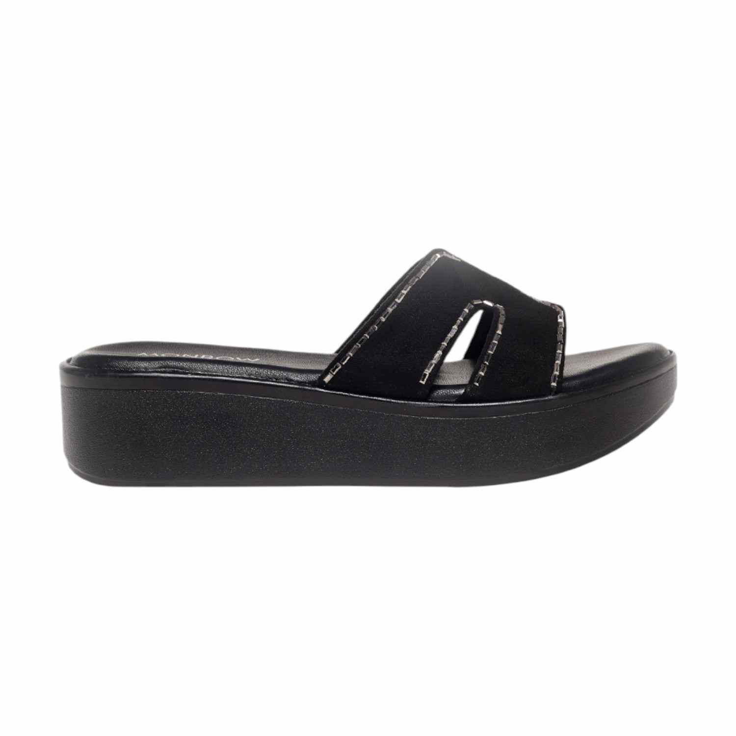 Monrow Alice Black Flatform Heels