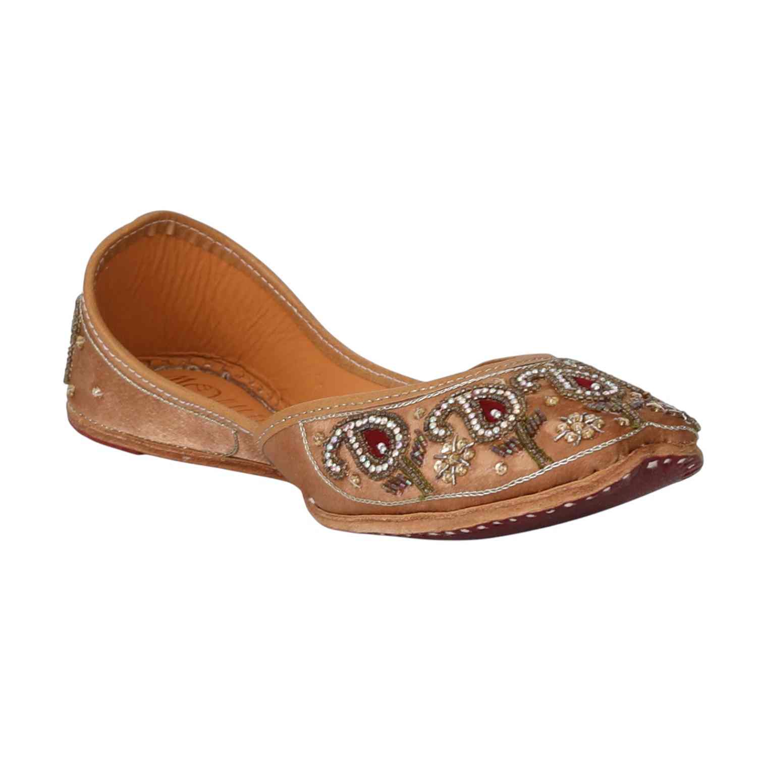 Golden Grace Zardozi Jutti