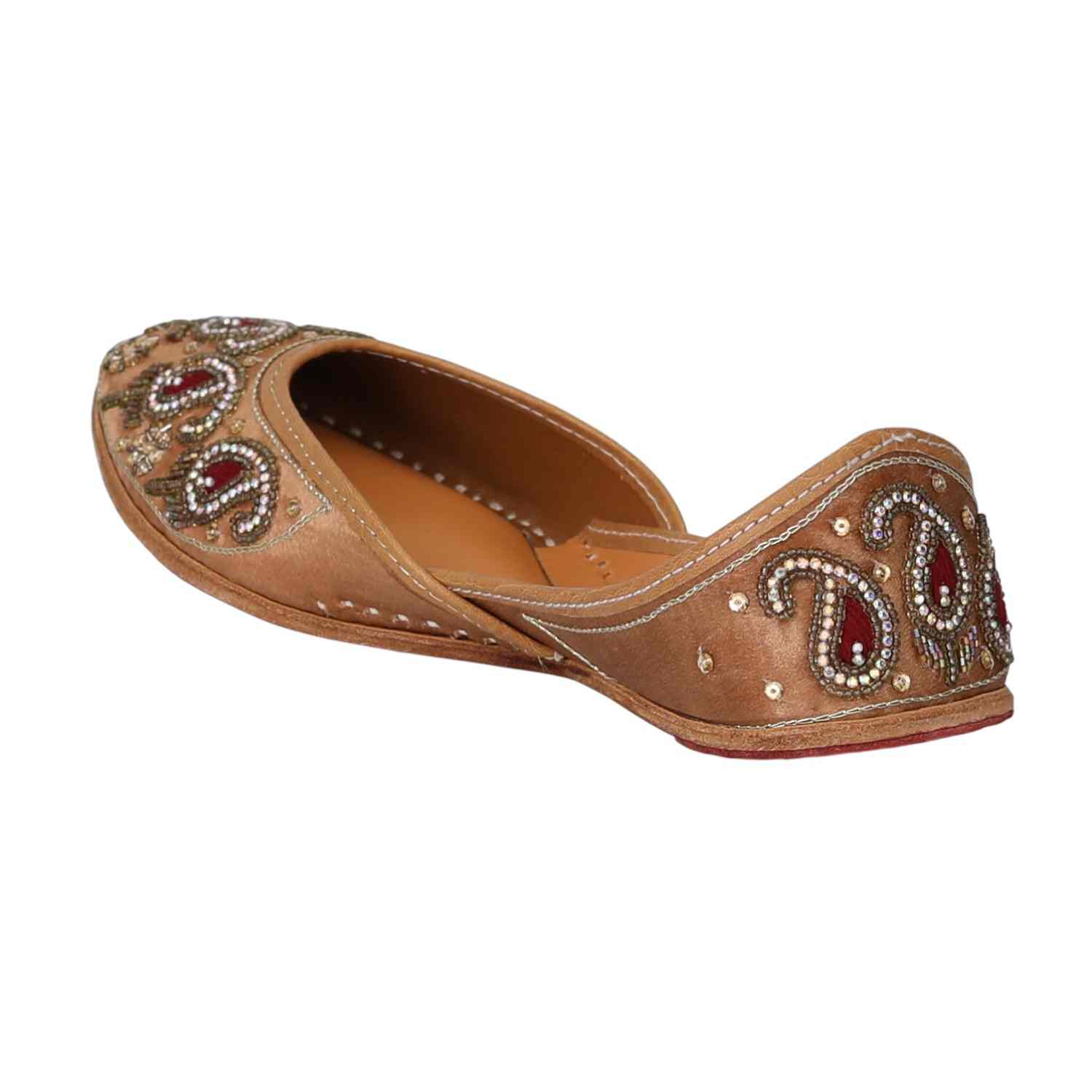 Golden Grace Zardozi Jutti