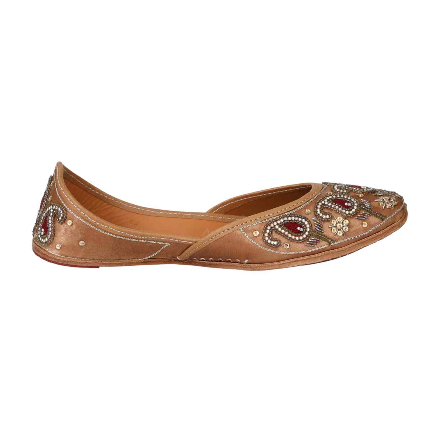 Golden Grace Zardozi Jutti