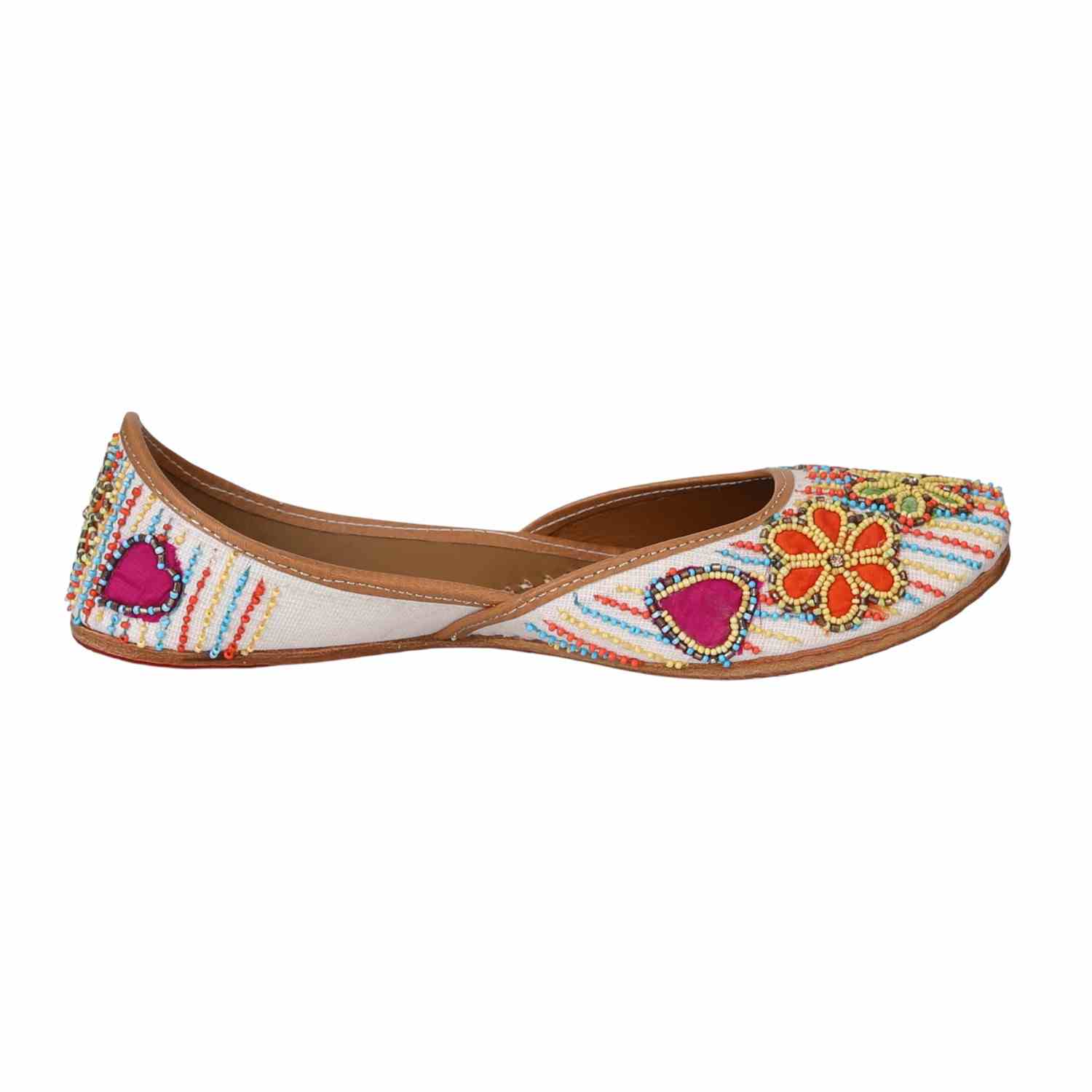 Women  Multicoloured Beaded Jutti