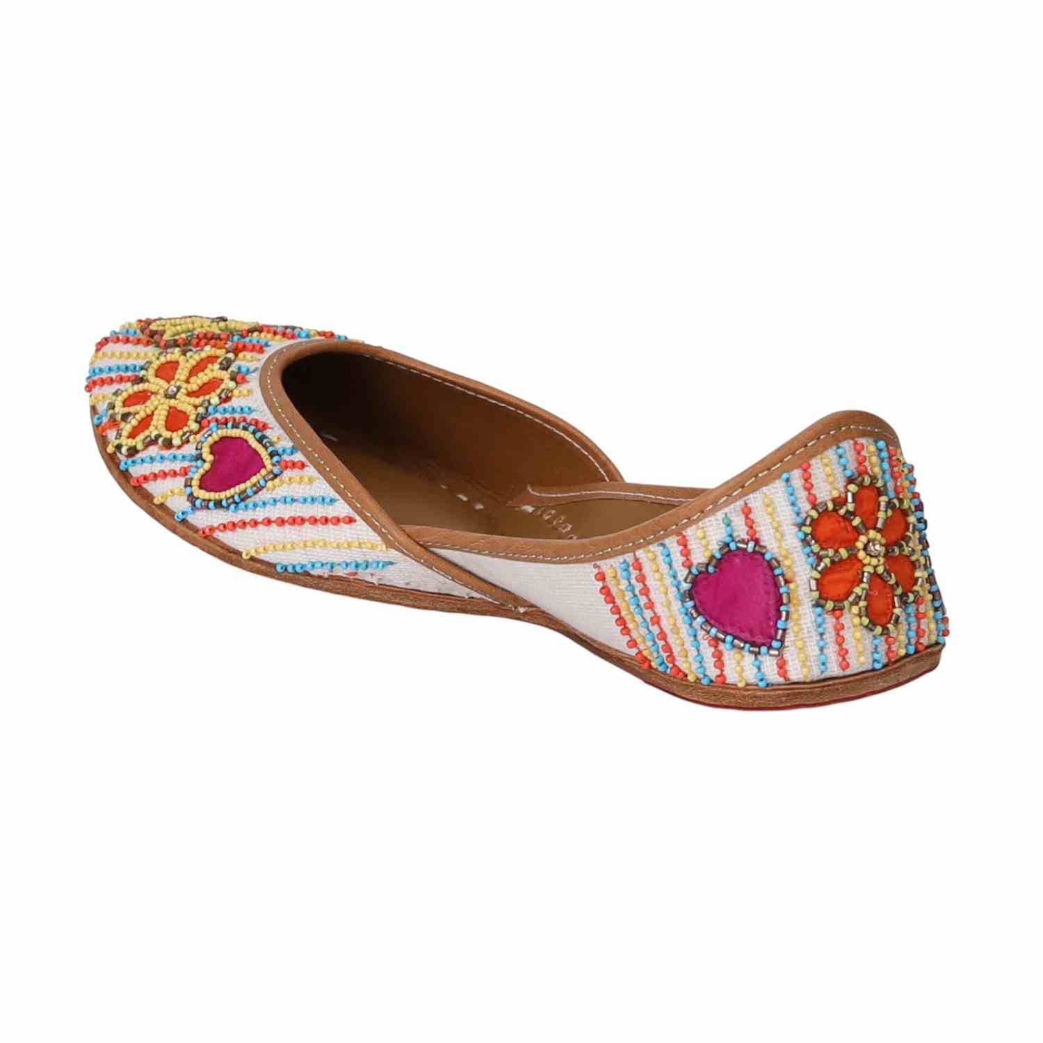 Women  Multicoloured Beaded Jutti