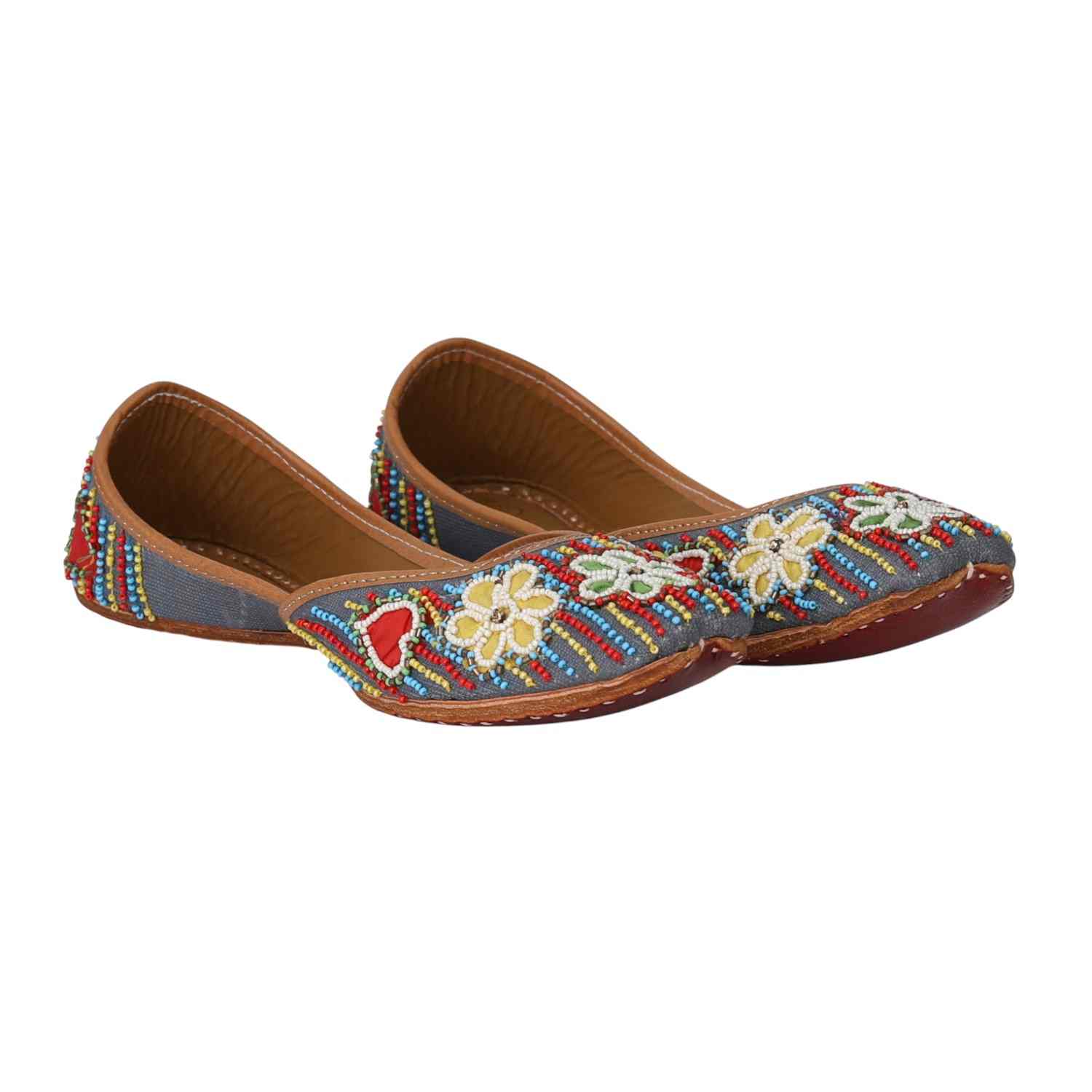 Monsoon Melody Beaded Jutti