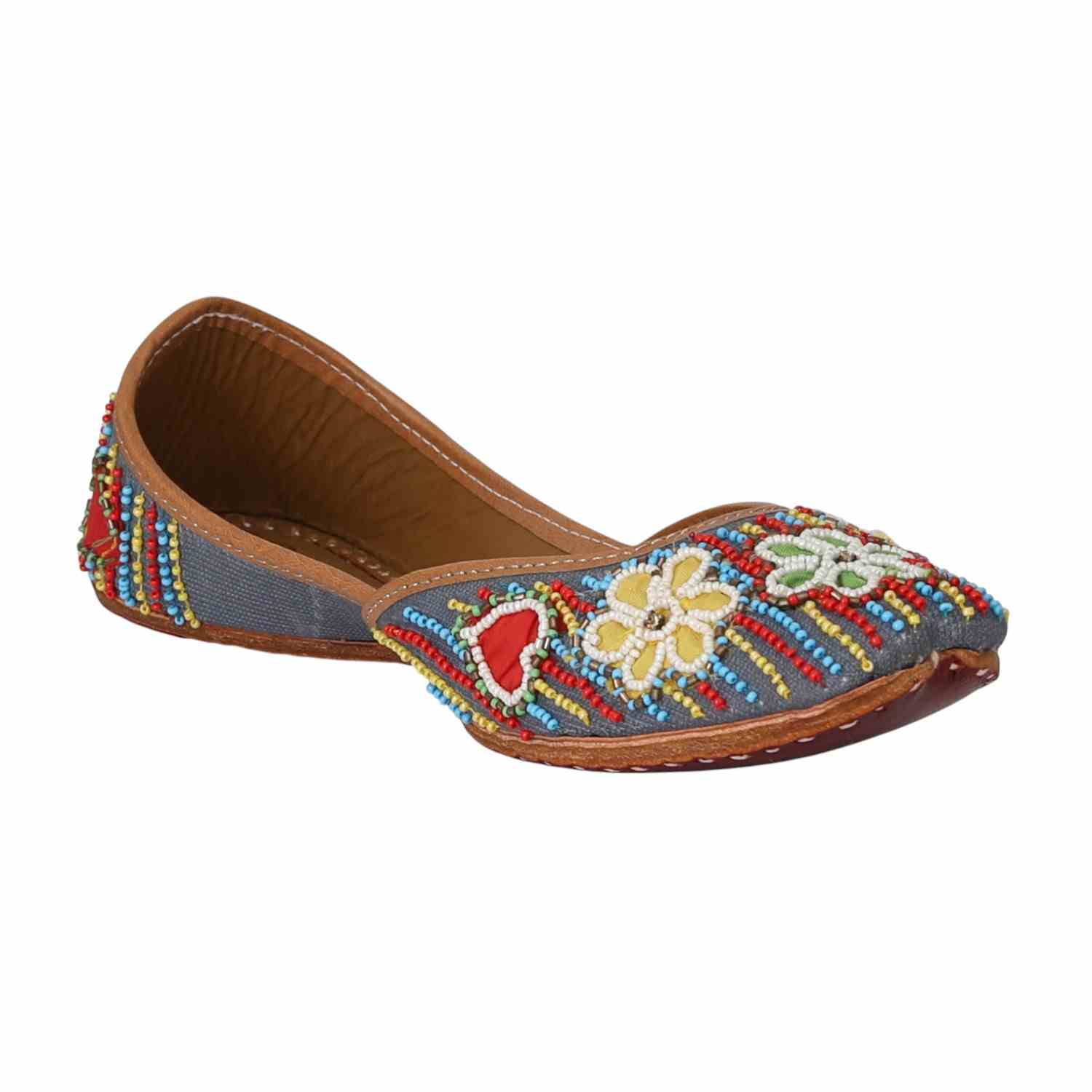 Monsoon Melody Beaded Jutti