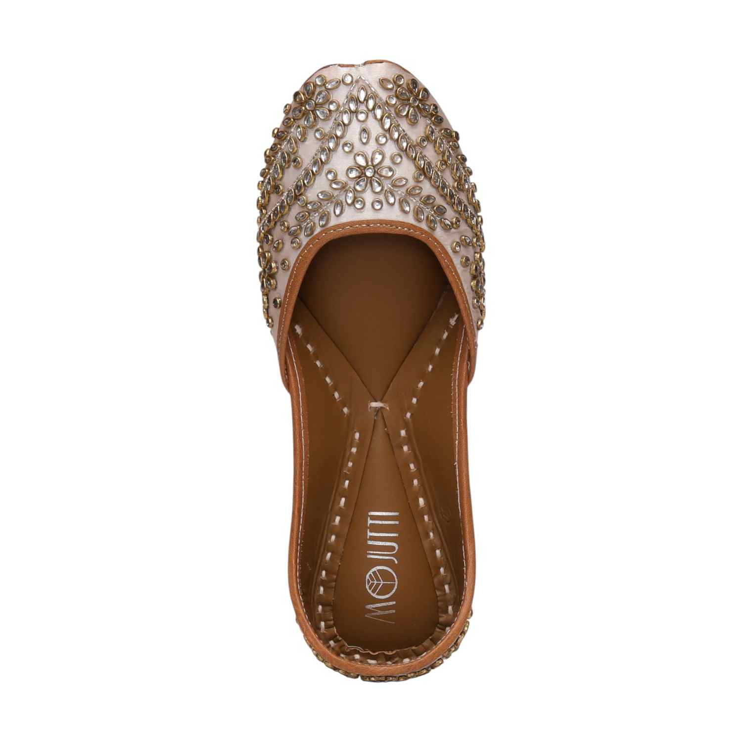 Women Silver Shoes Mojaries
