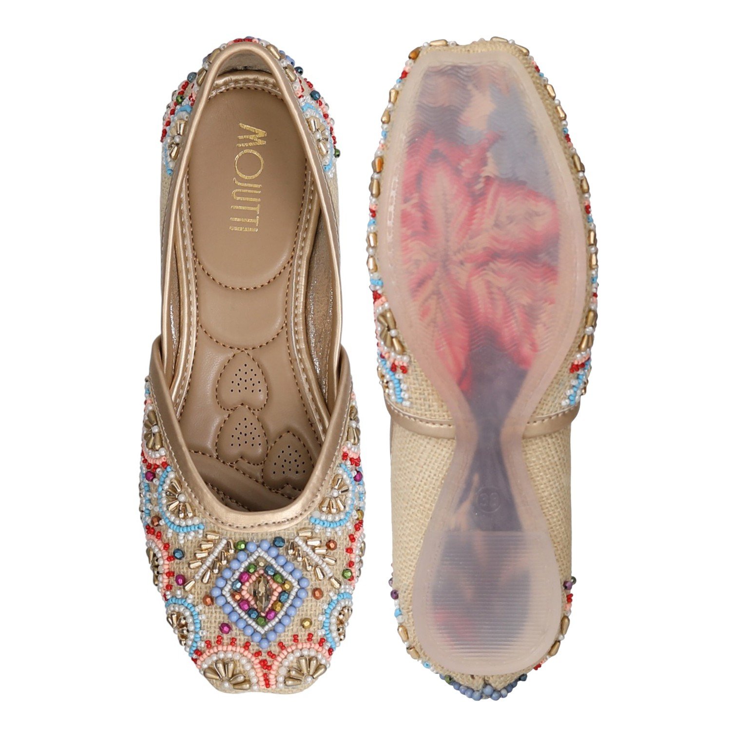 Bohemian Beaded Jutti