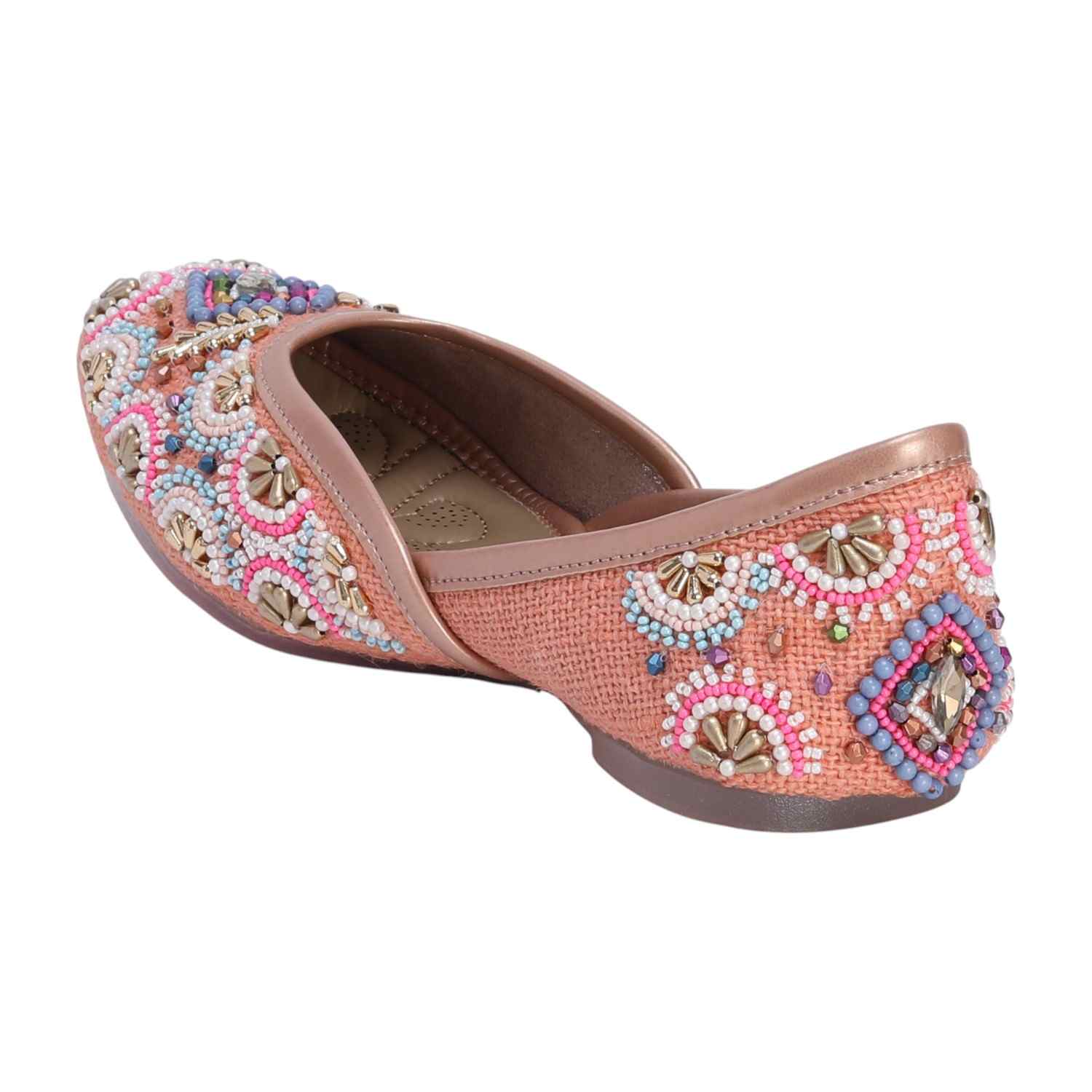 Peach Mojaris for Women