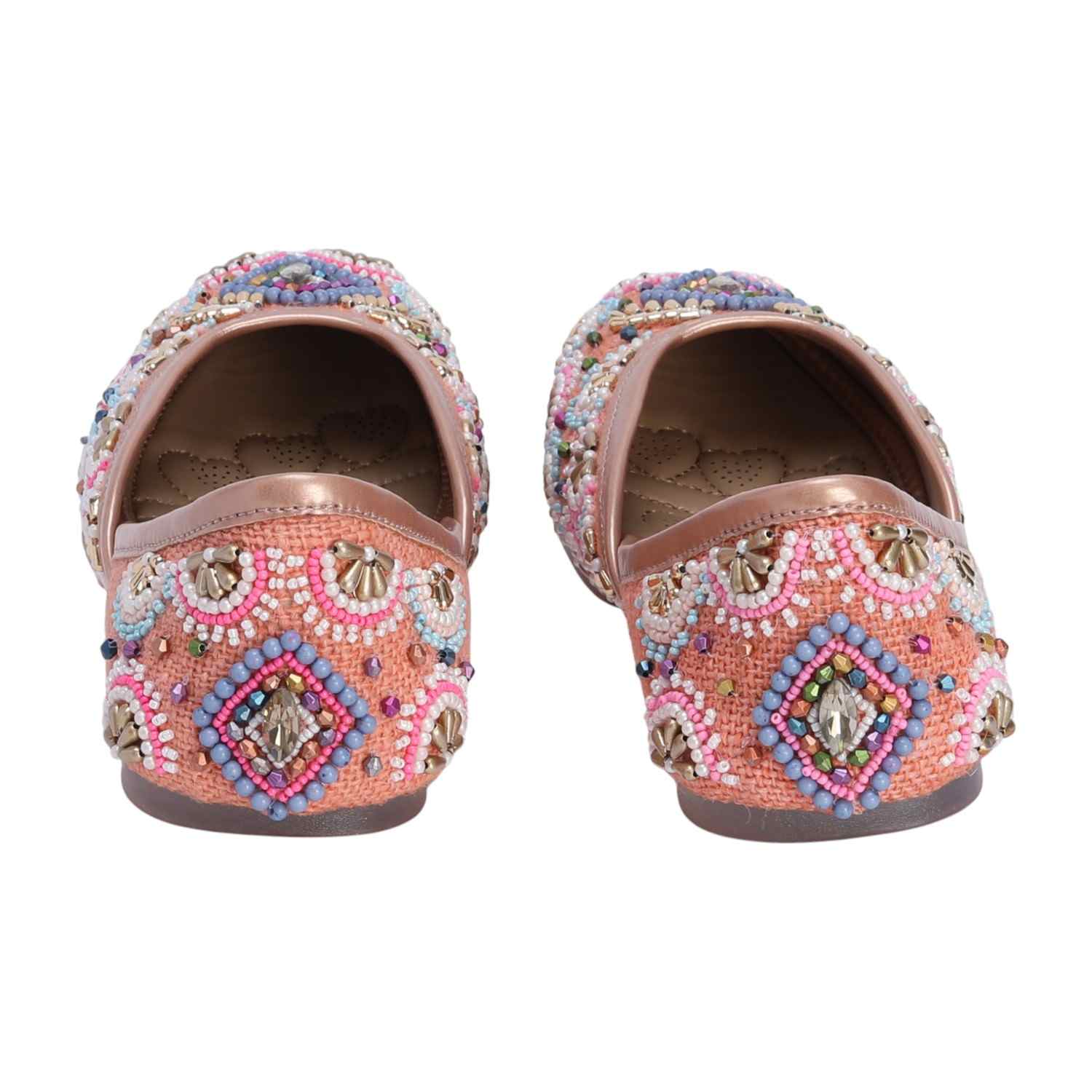 Peach Mojaris for Women