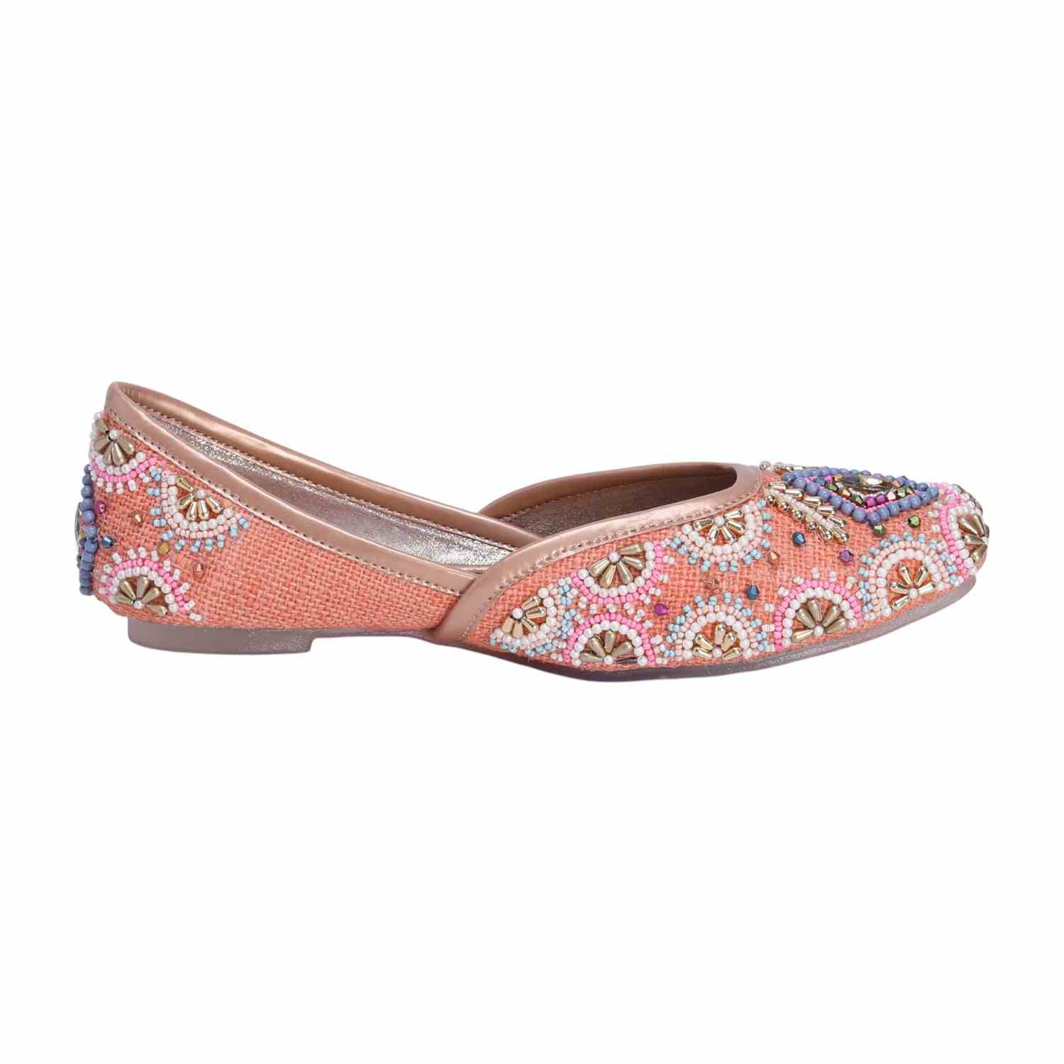 Peach Mojaris for Women