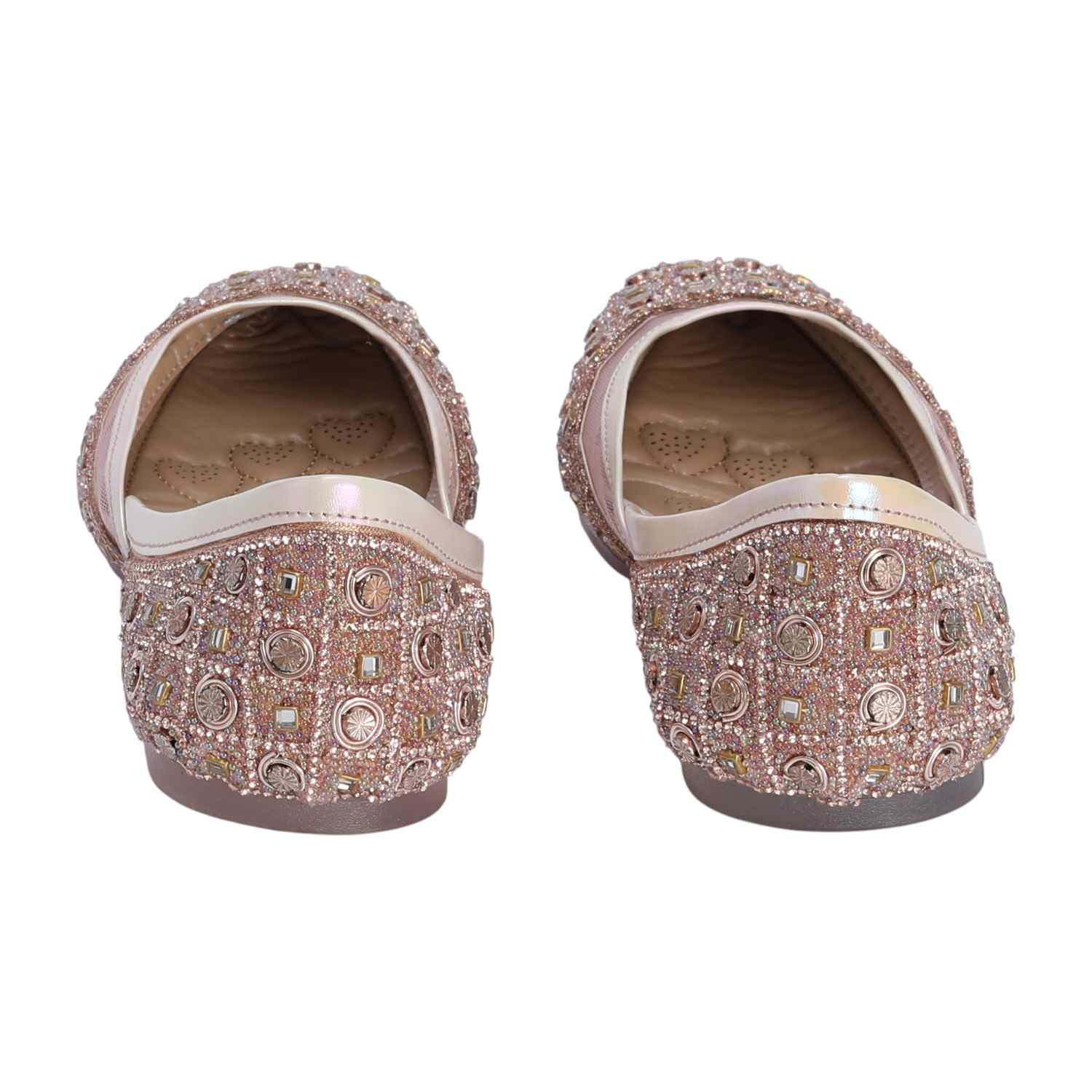 Sultan Coloured Mojaris with Stone Embellishments