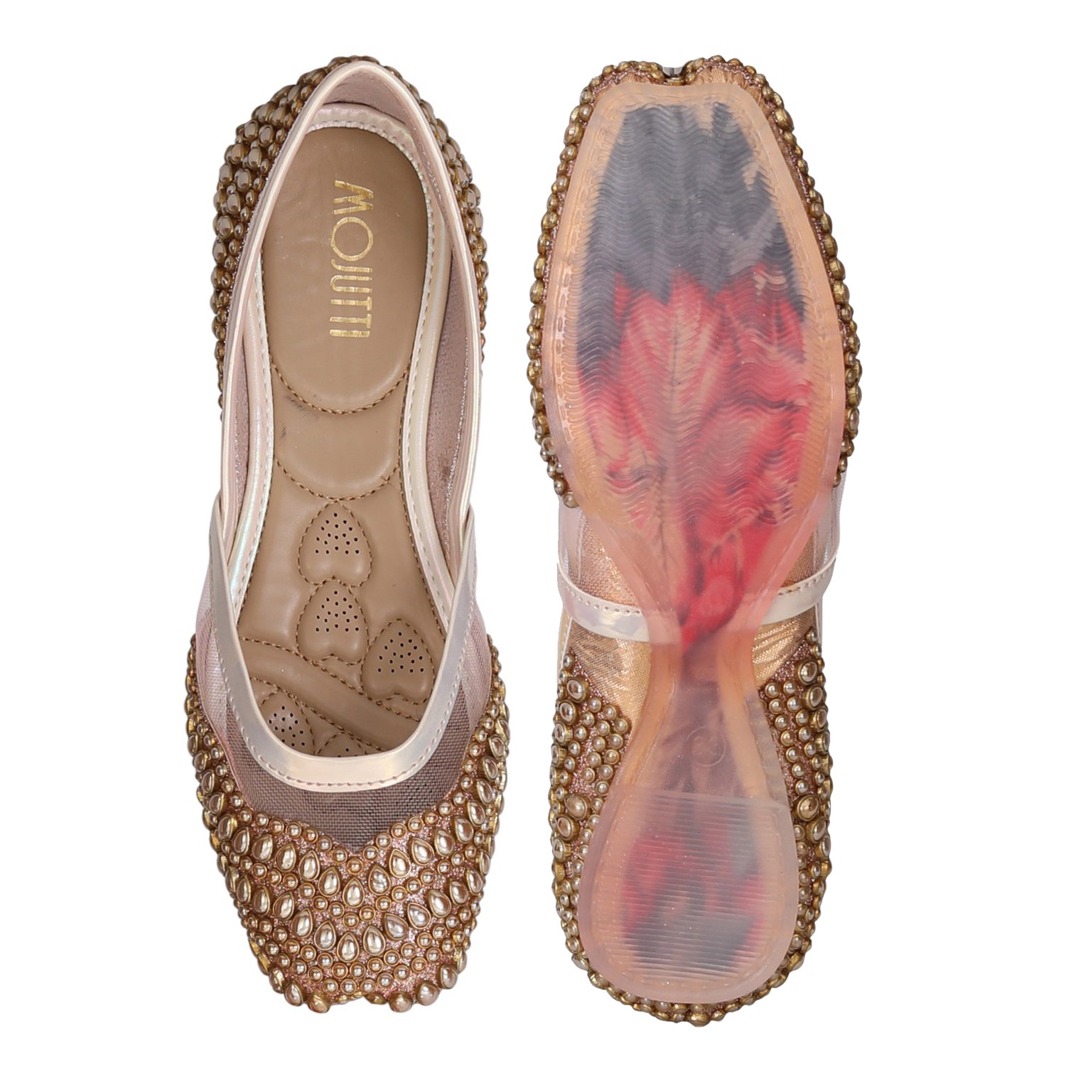 Ornate Pearl Cluster Jutti