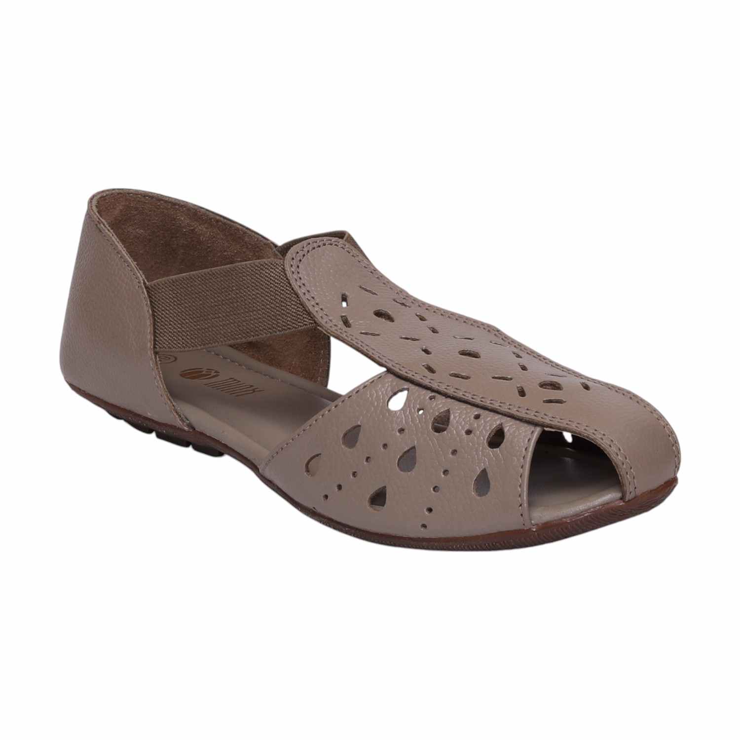 Women Chikoo Sandals Casual Flat