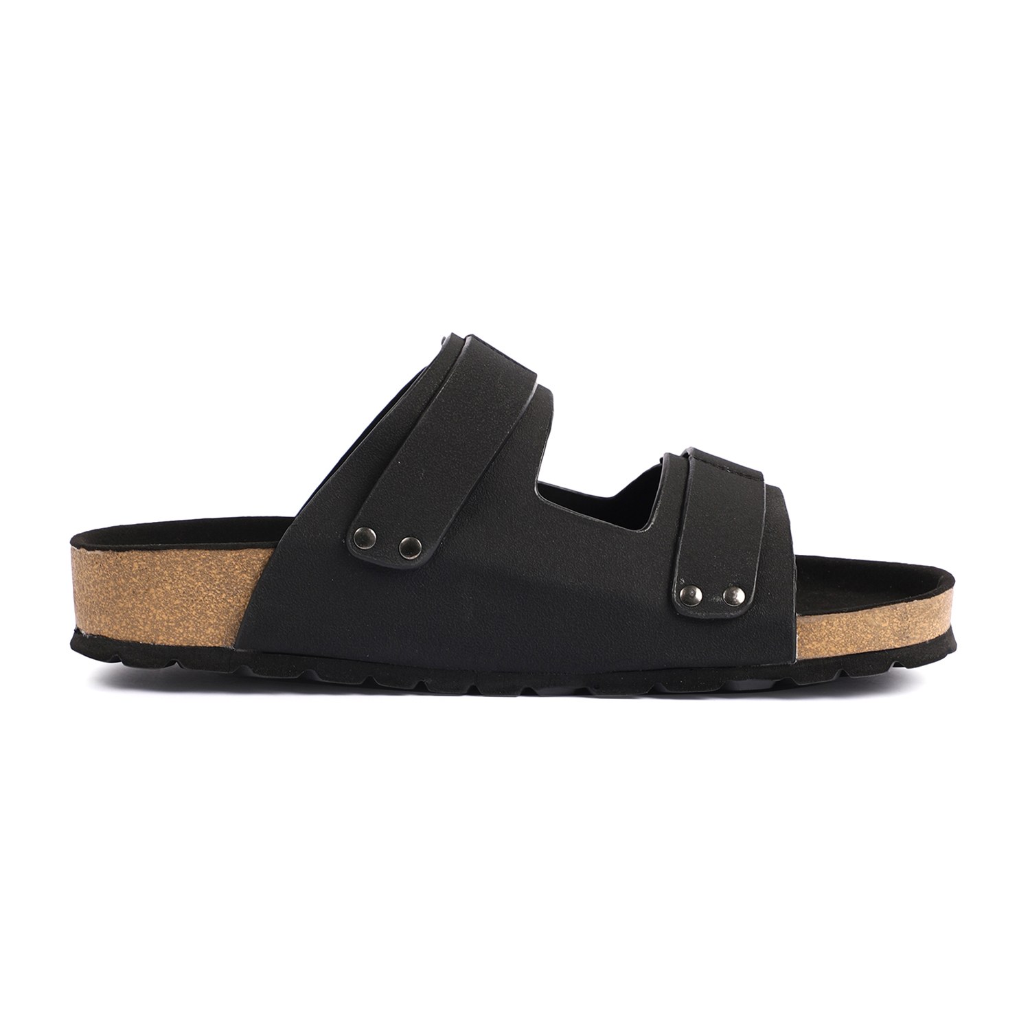 Men Black Slidders