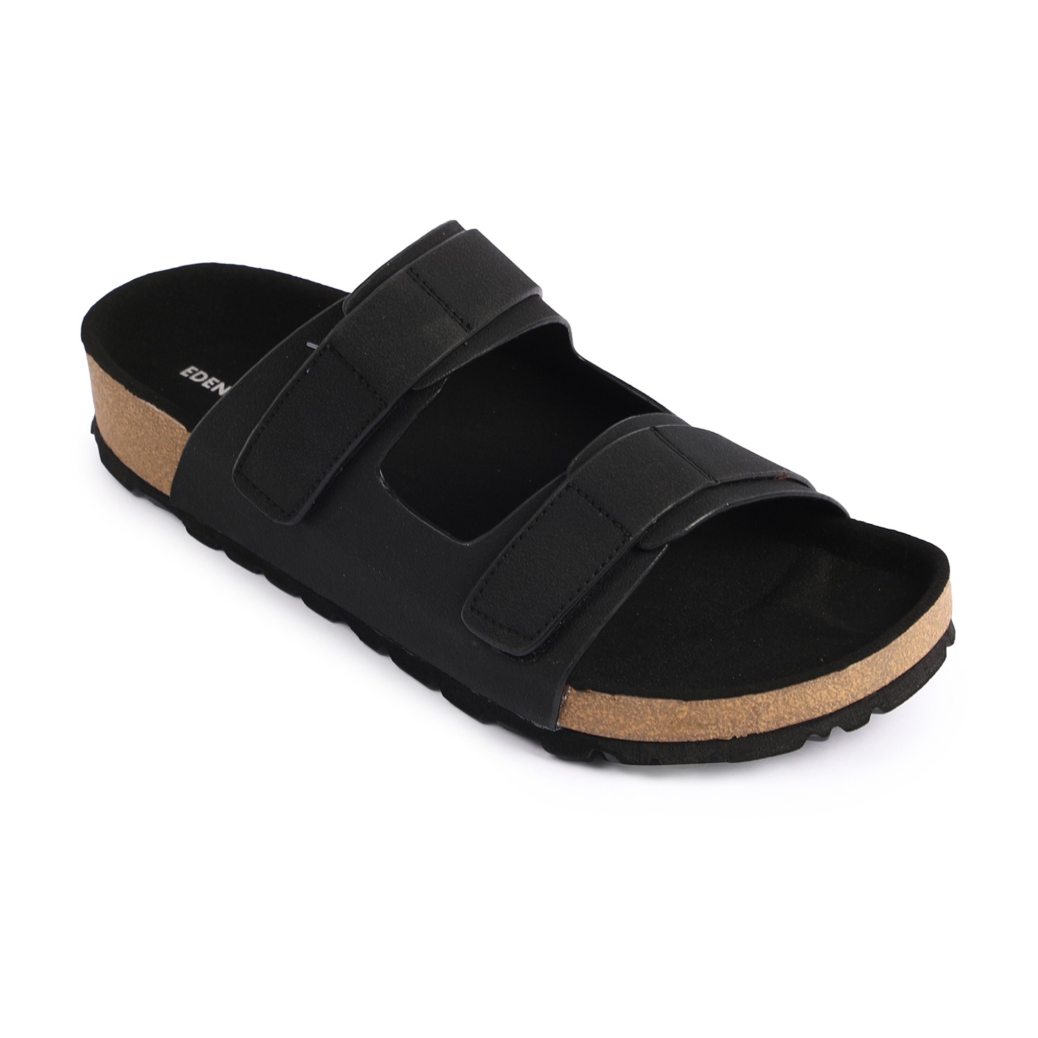 Men Black Slidders