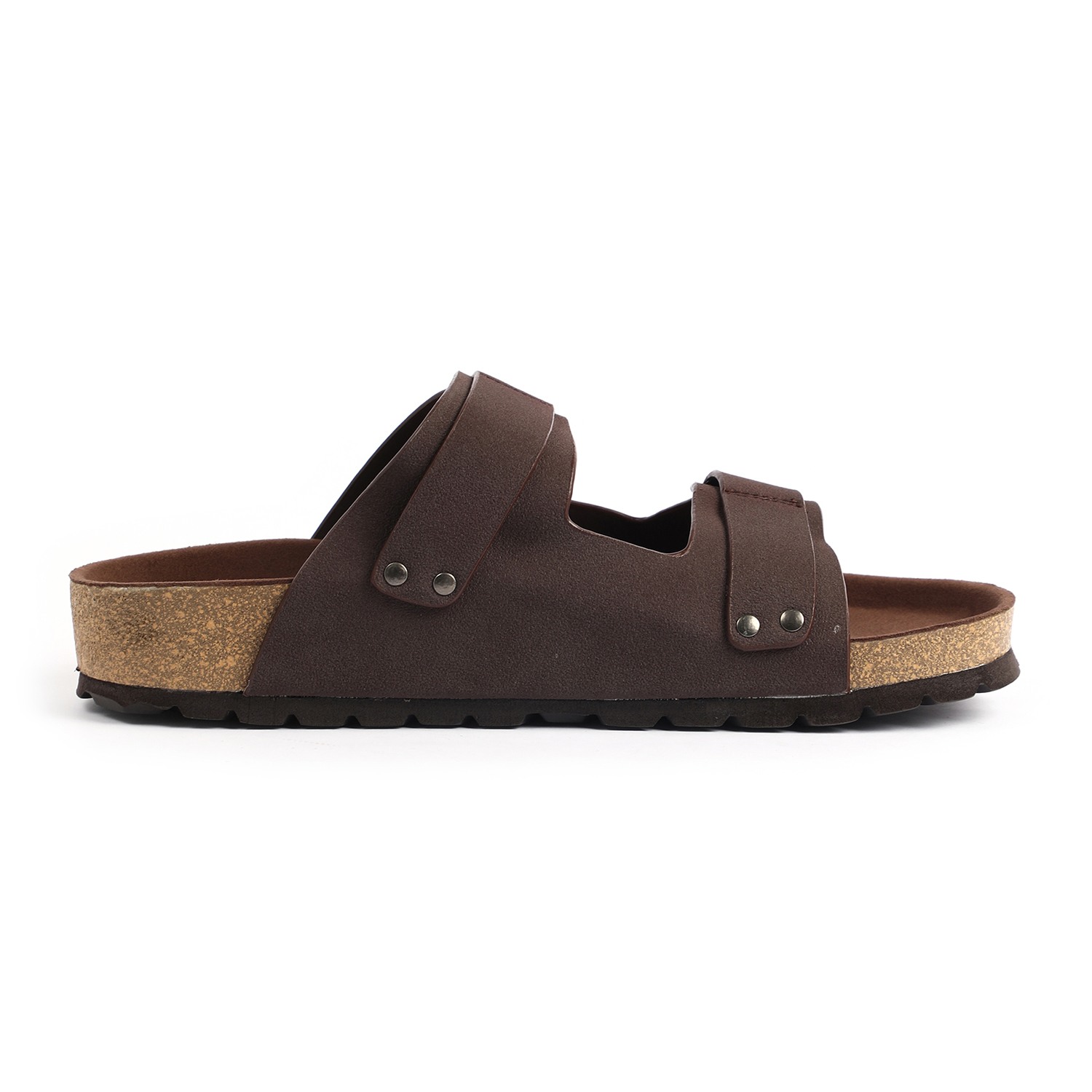 Men Brown Slidders