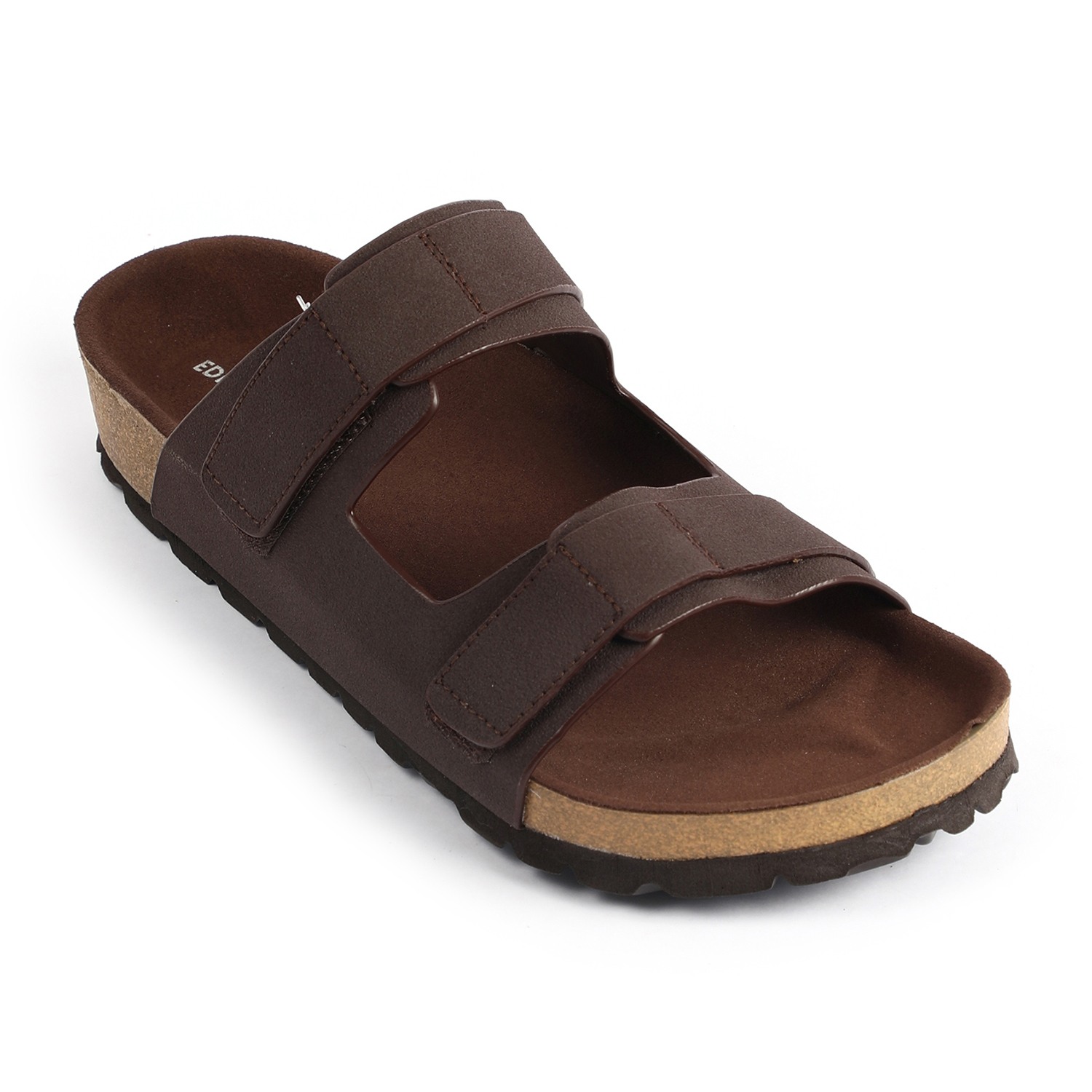 Men Brown Slidders