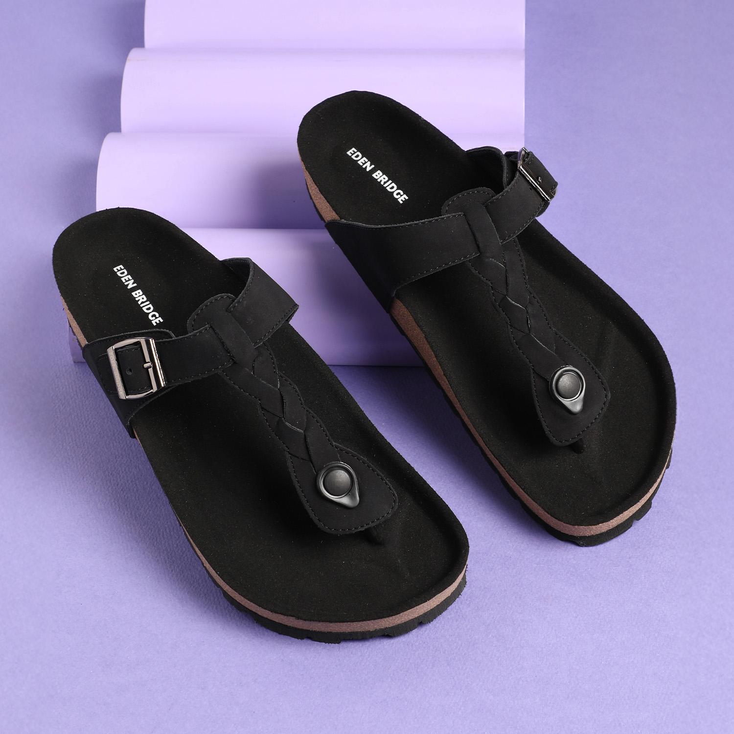 Men Black Sandals