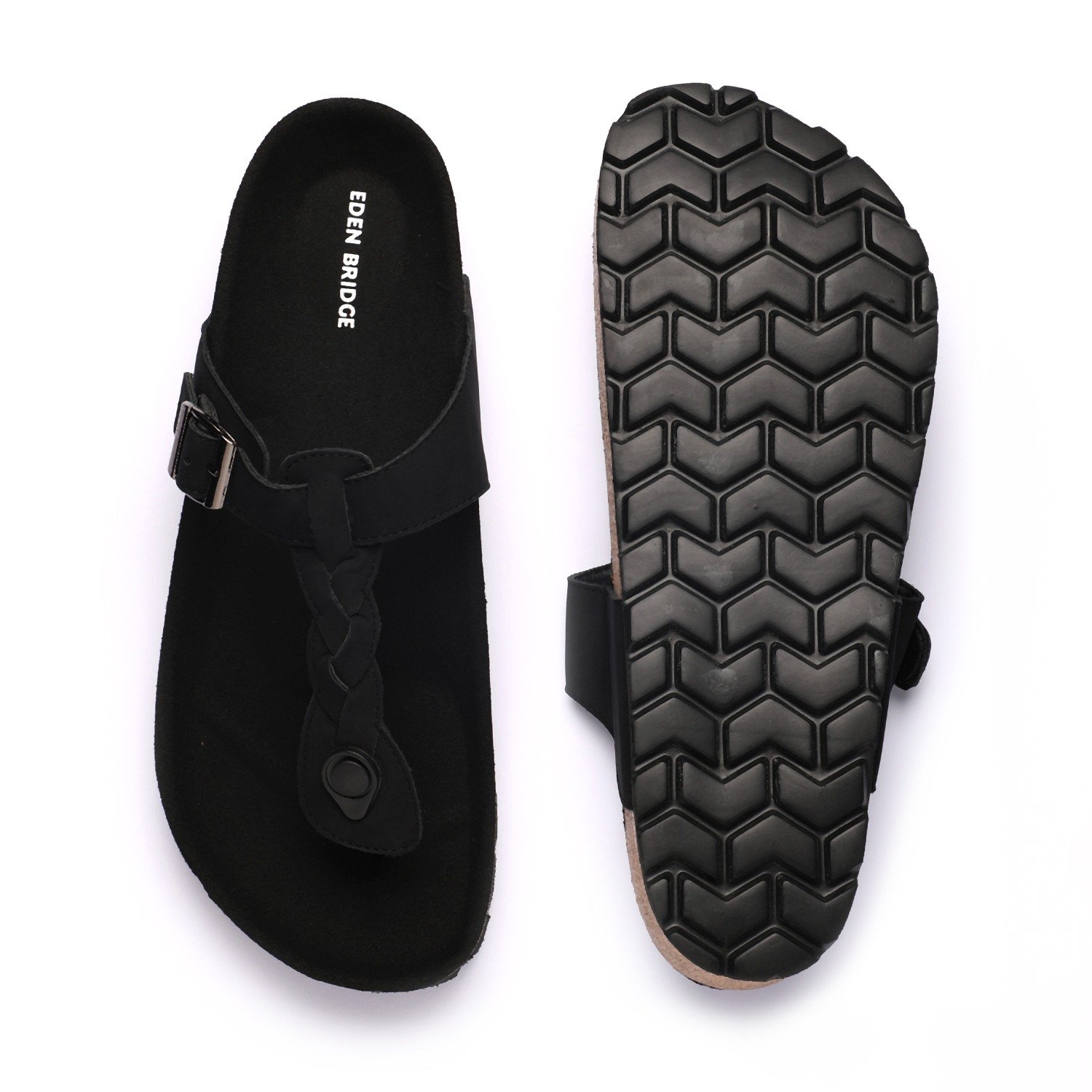 Men Black Sandals