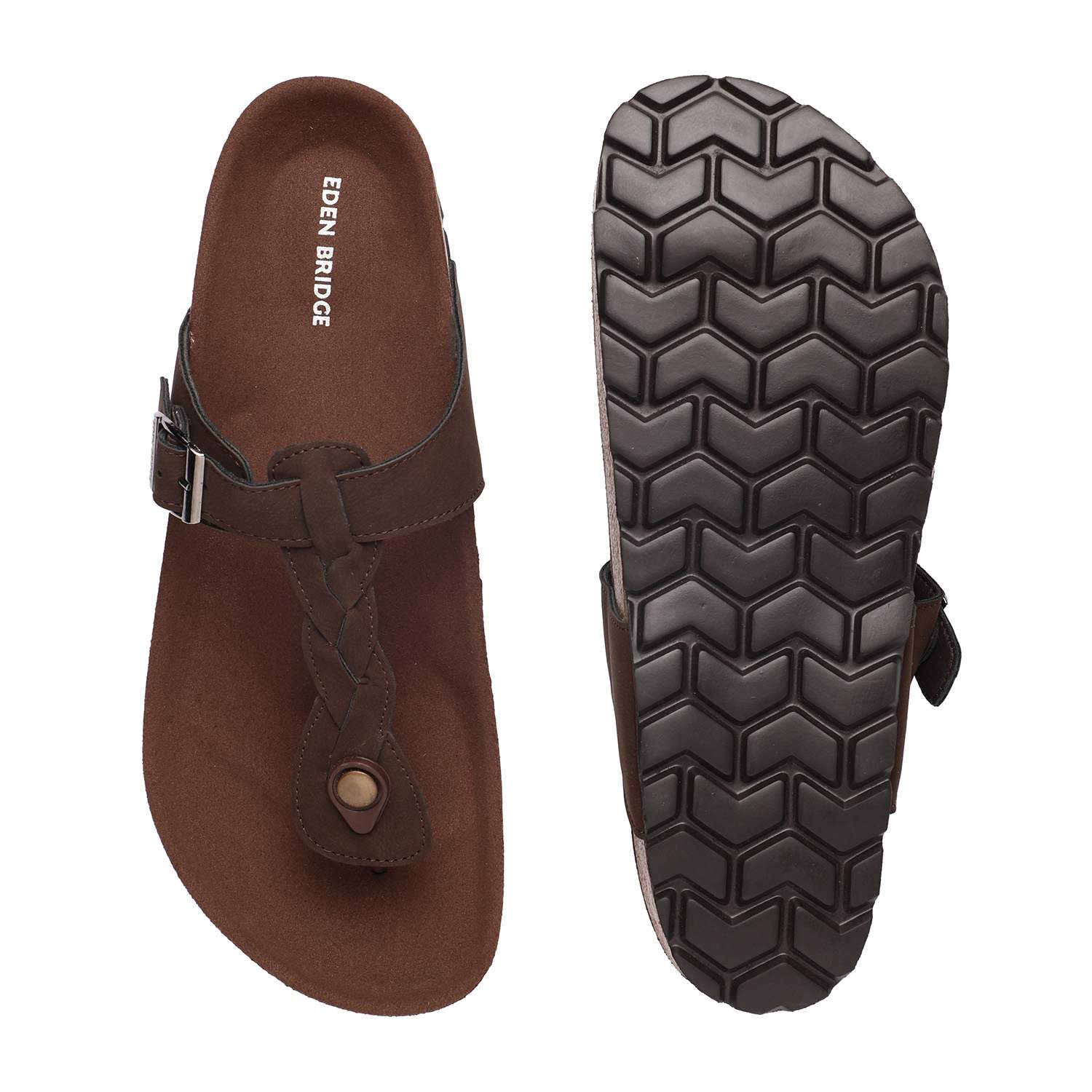 Men Brown Sandals