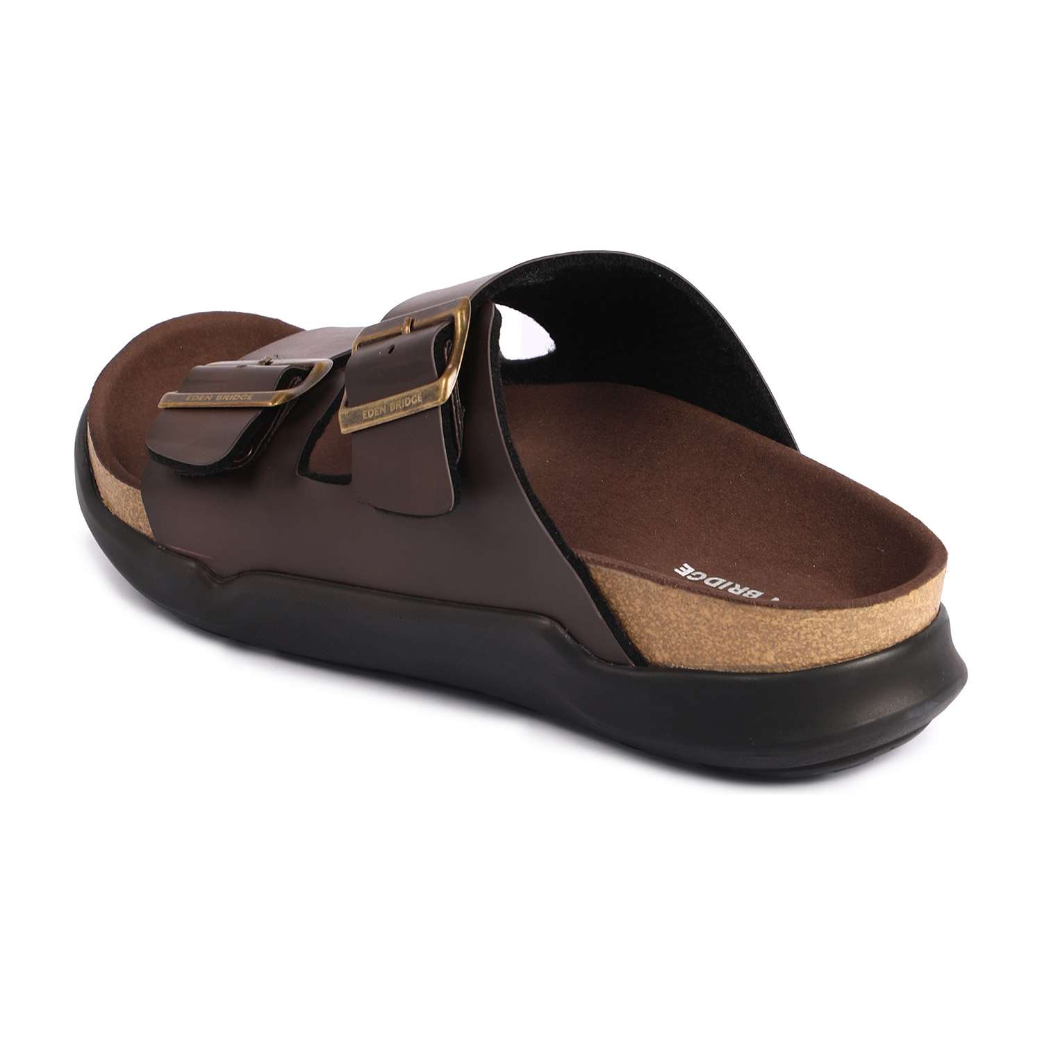Men Brown Slidders