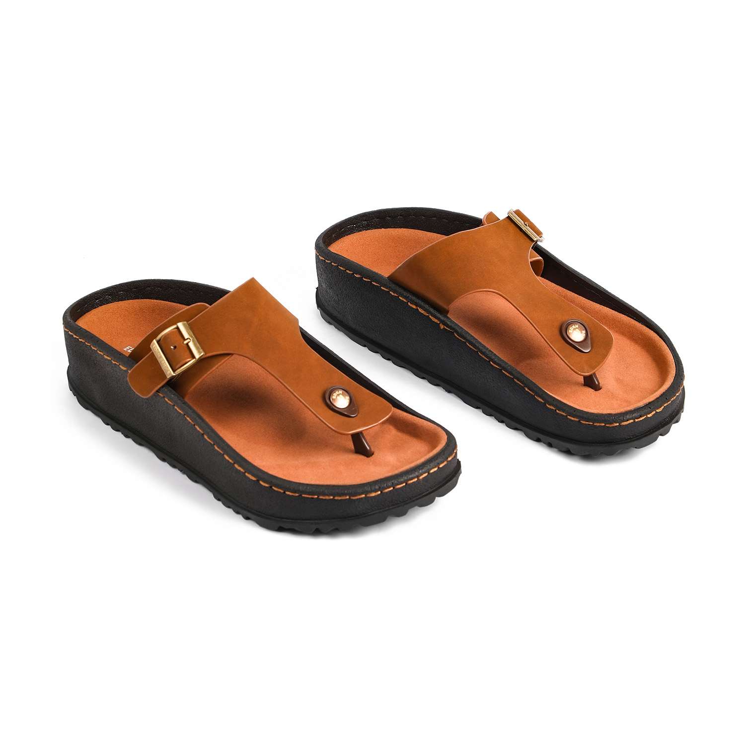 Men Tan Sandals