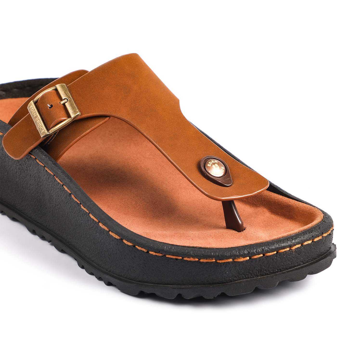 Men Tan Sandals