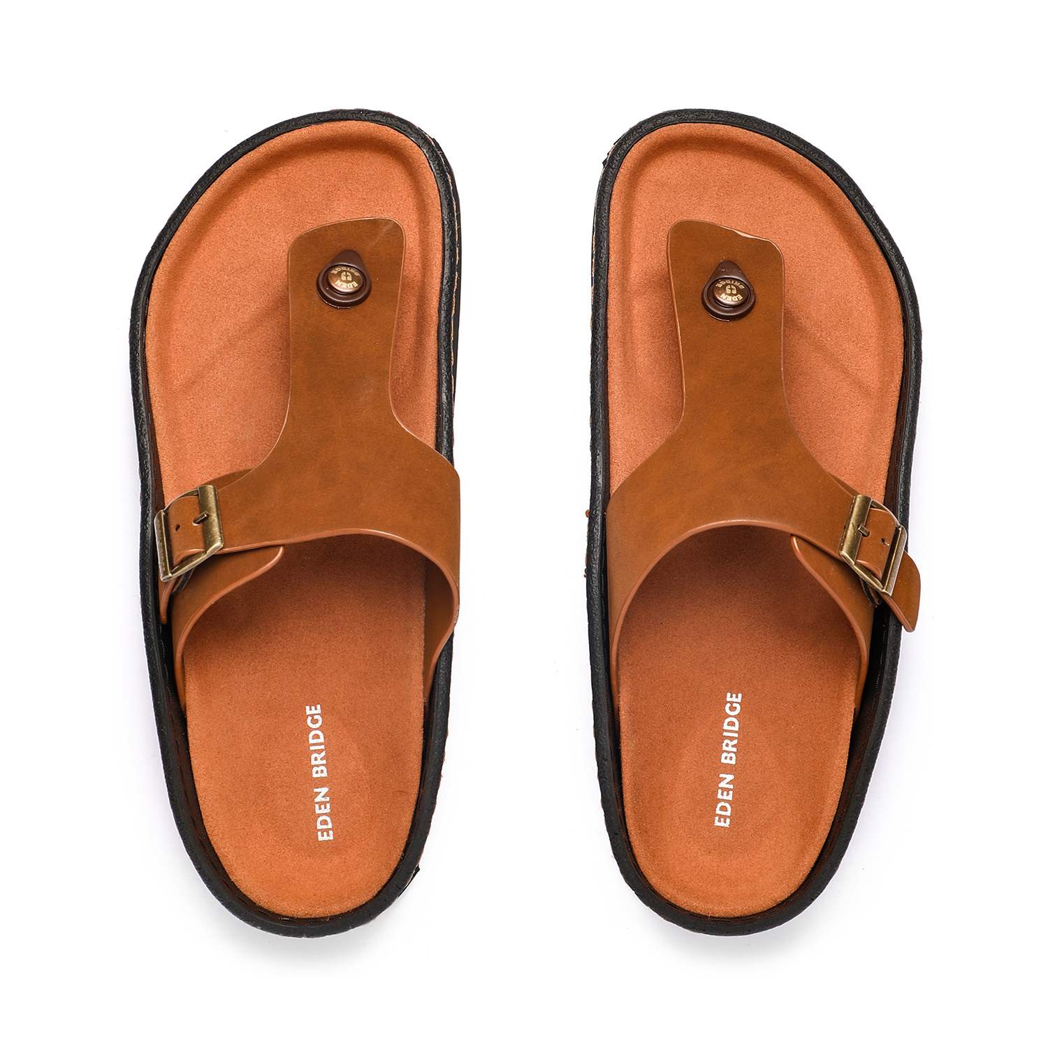Men Tan Sandals