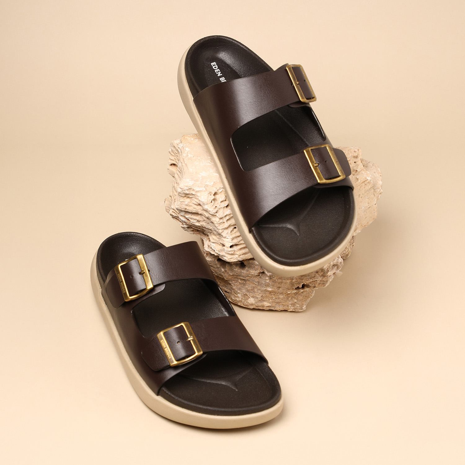 Men Brown Sandals