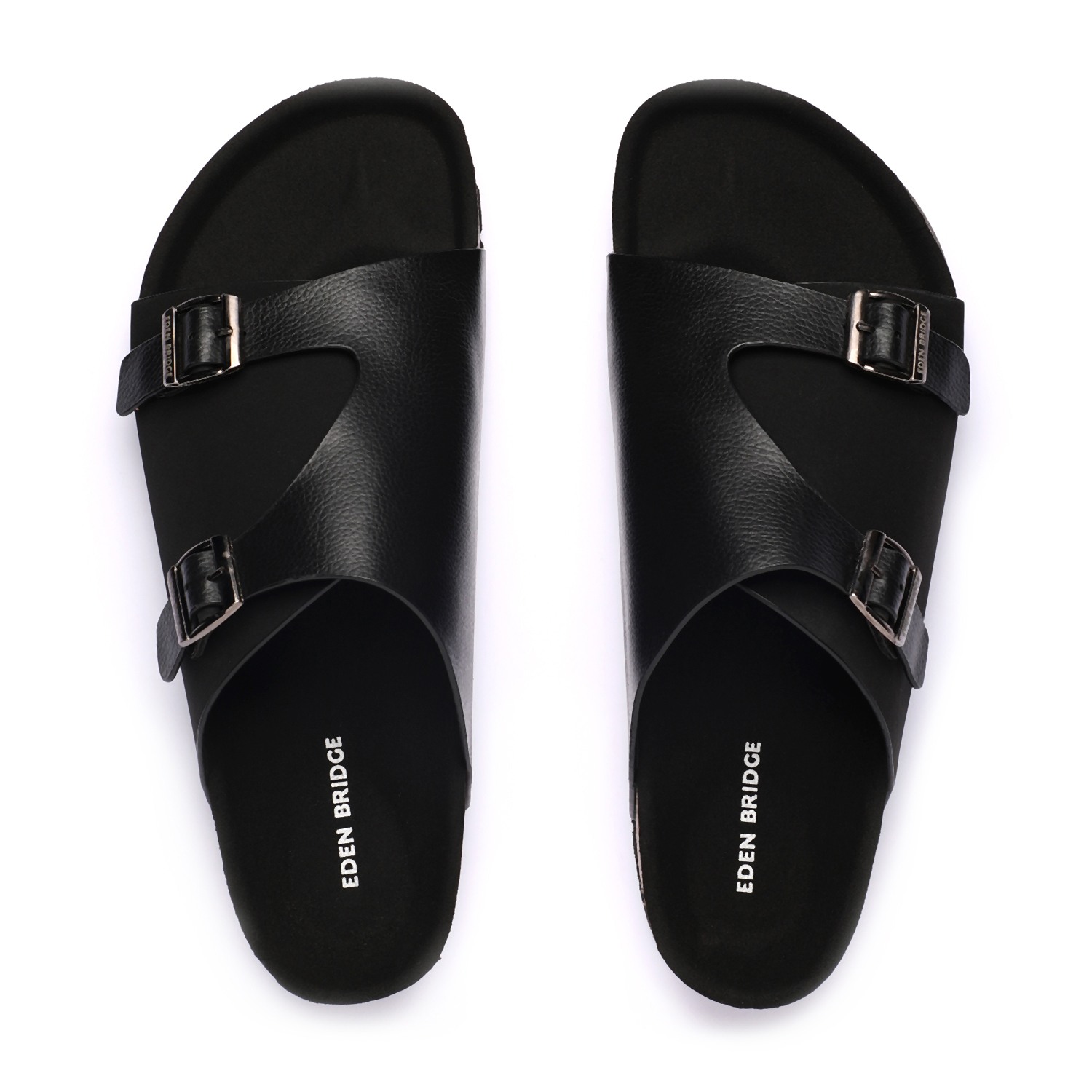 Men Black Slidders
