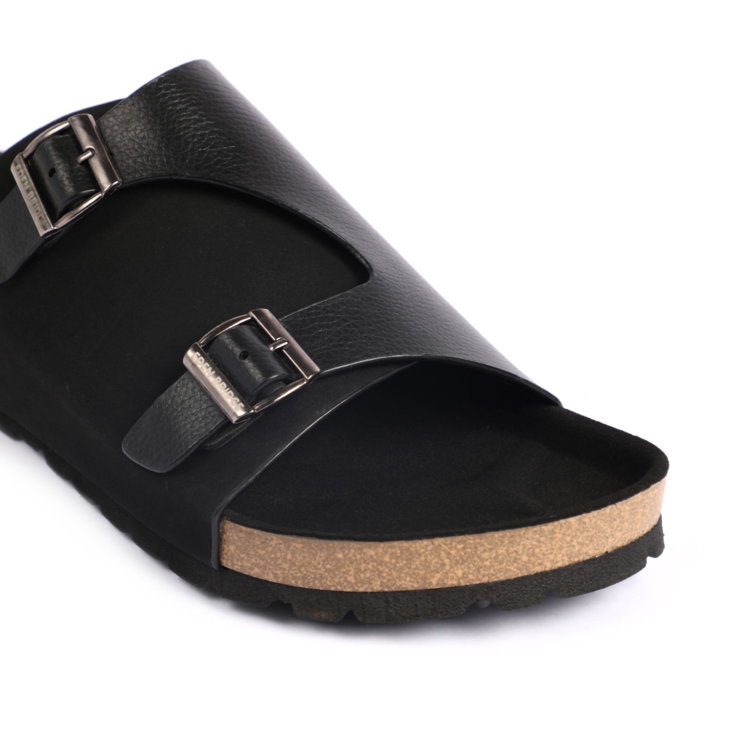 Men Black Slidders